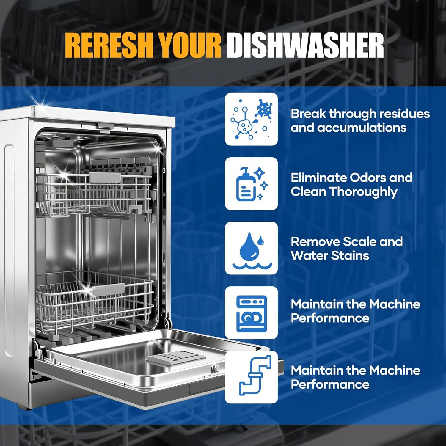 Tabletas Limpiadoras de Lavavajillas 32 Unidades - Aroma a Limón