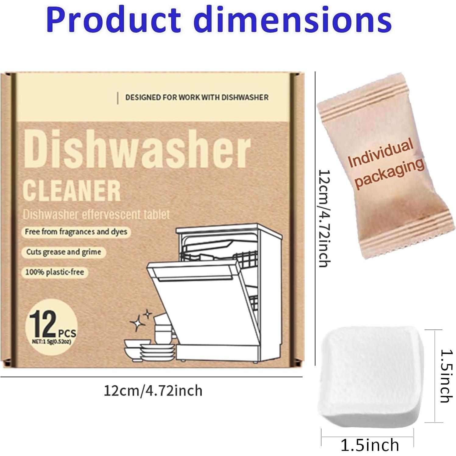 Tabletas Limpiadoras de Lavavajillas HI FINE CARE, 12 Unidades