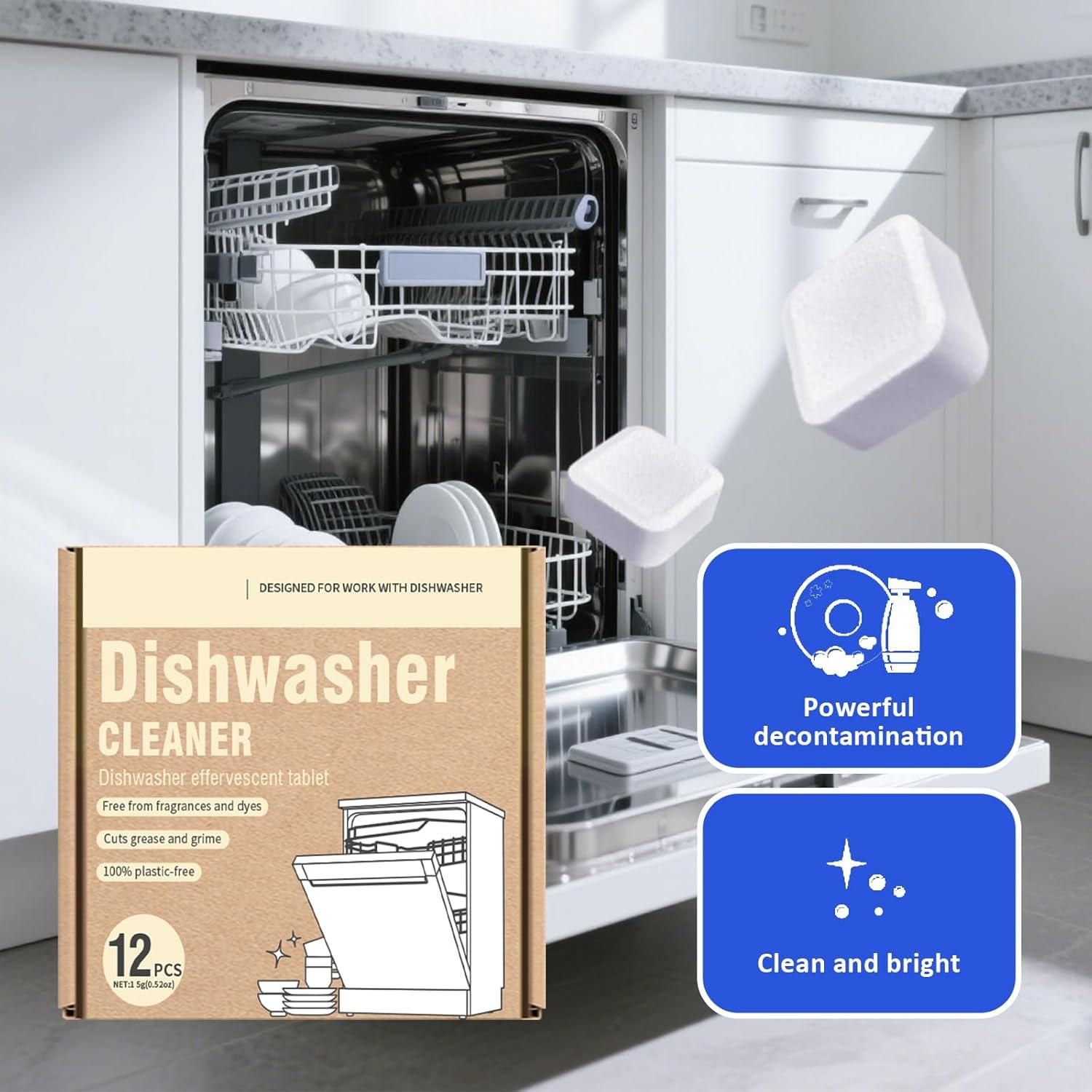 Tabletas Limpiadoras de Lavavajillas HI FINE CARE, 12 Unidades