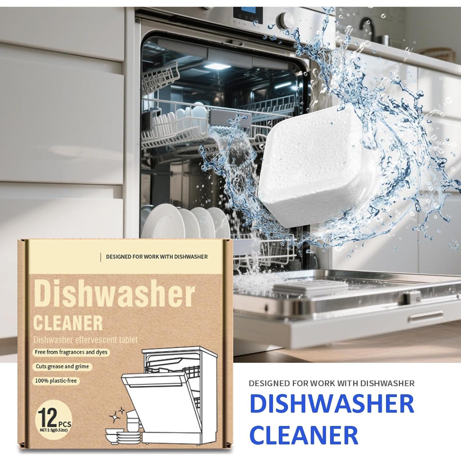 Tabletas Limpiadoras de Lavavajillas HI FINE CARE, 12 Unidades