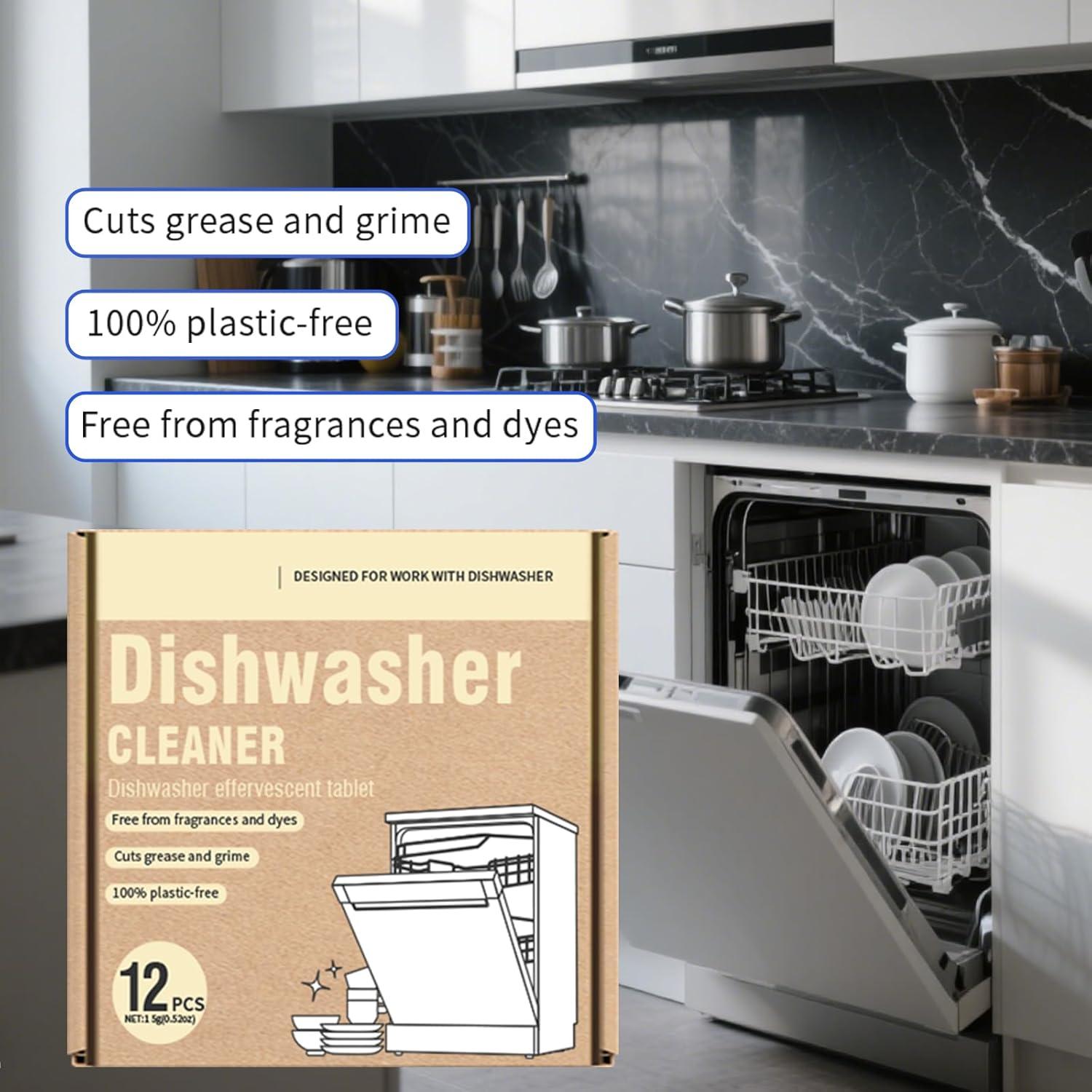 Tabletas Limpiadoras de Lavavajillas HI FINE CARE, 12 Unidades