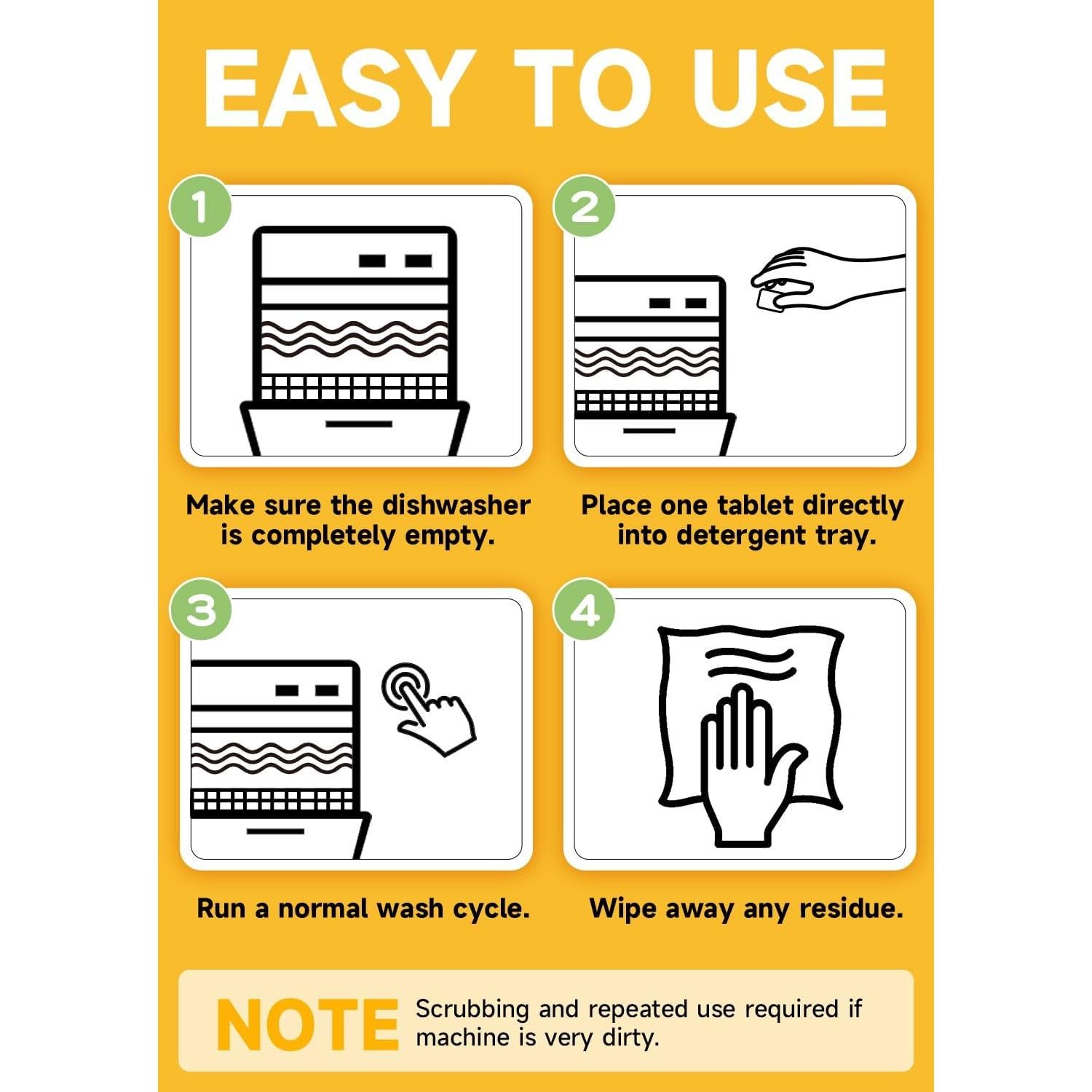 Tabletas Limpiadoras para Lavavajillas ShinyClean 12x20g