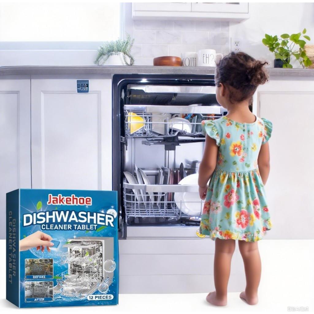 Tabletas Limpiadoras YRXEFY - 12 Piezas Desincrustantes con Limón