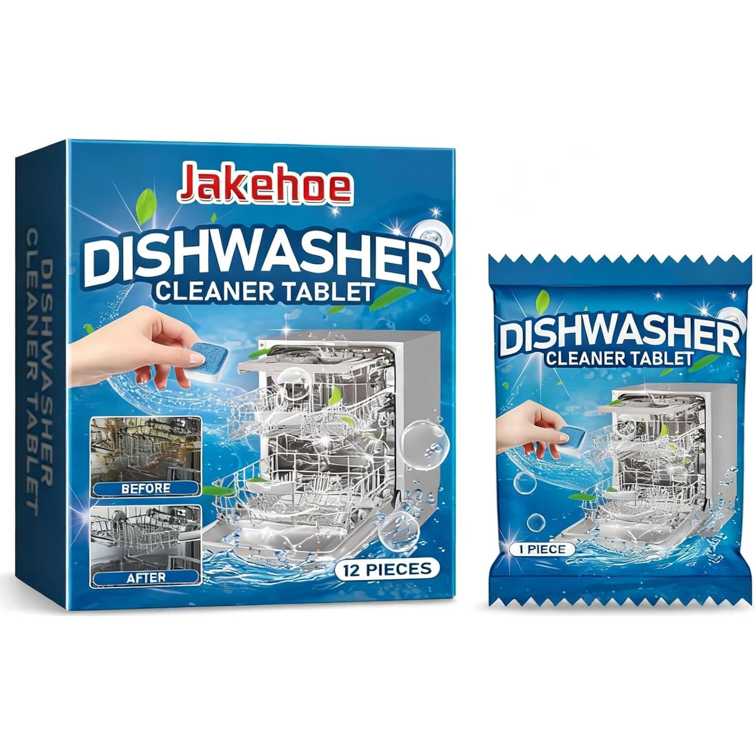 Tabletas Limpiadoras YRXEFY - 12 Piezas Desincrustantes con Limón