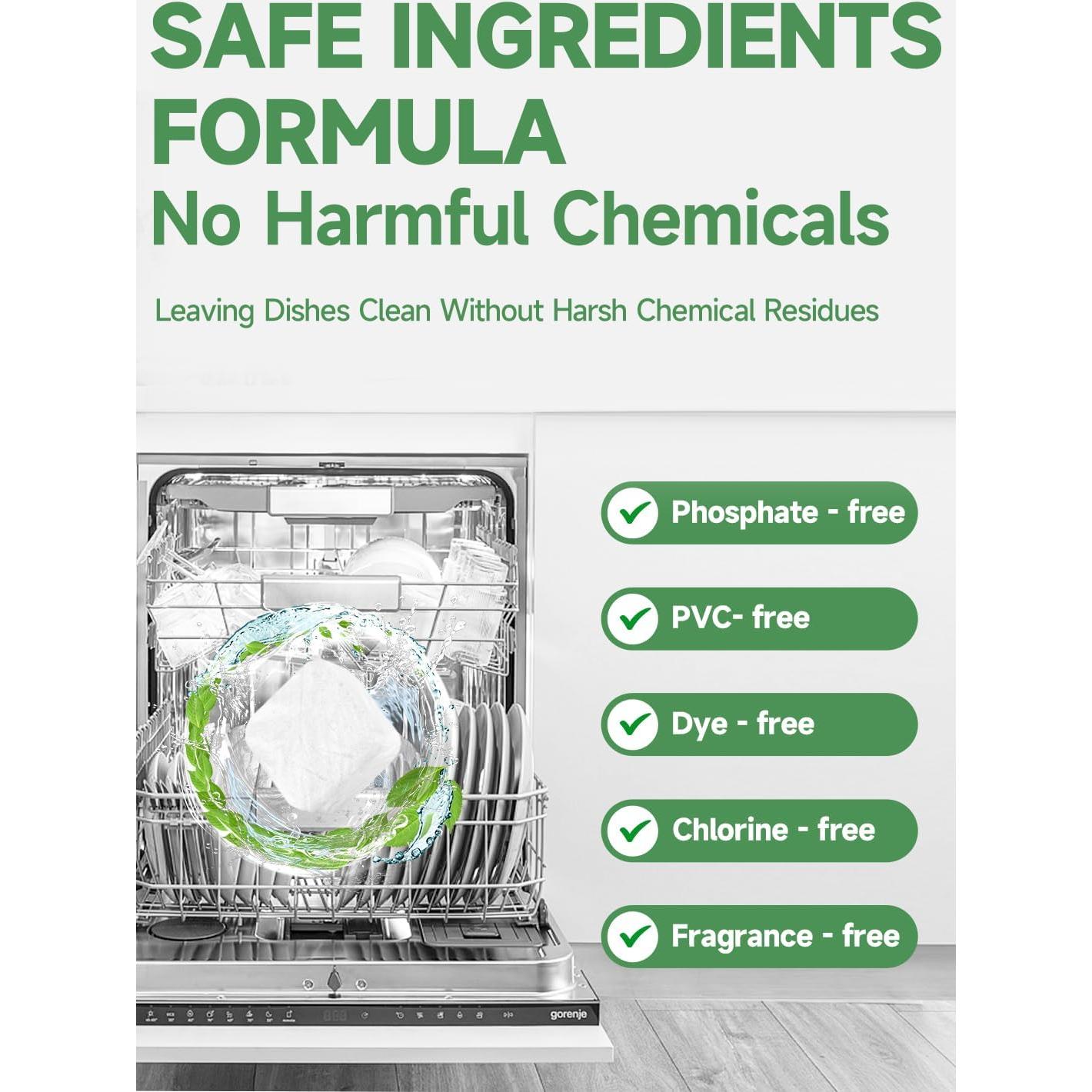 Tabletas de detergente para lavavajillas Shinyclean 62 unidades
