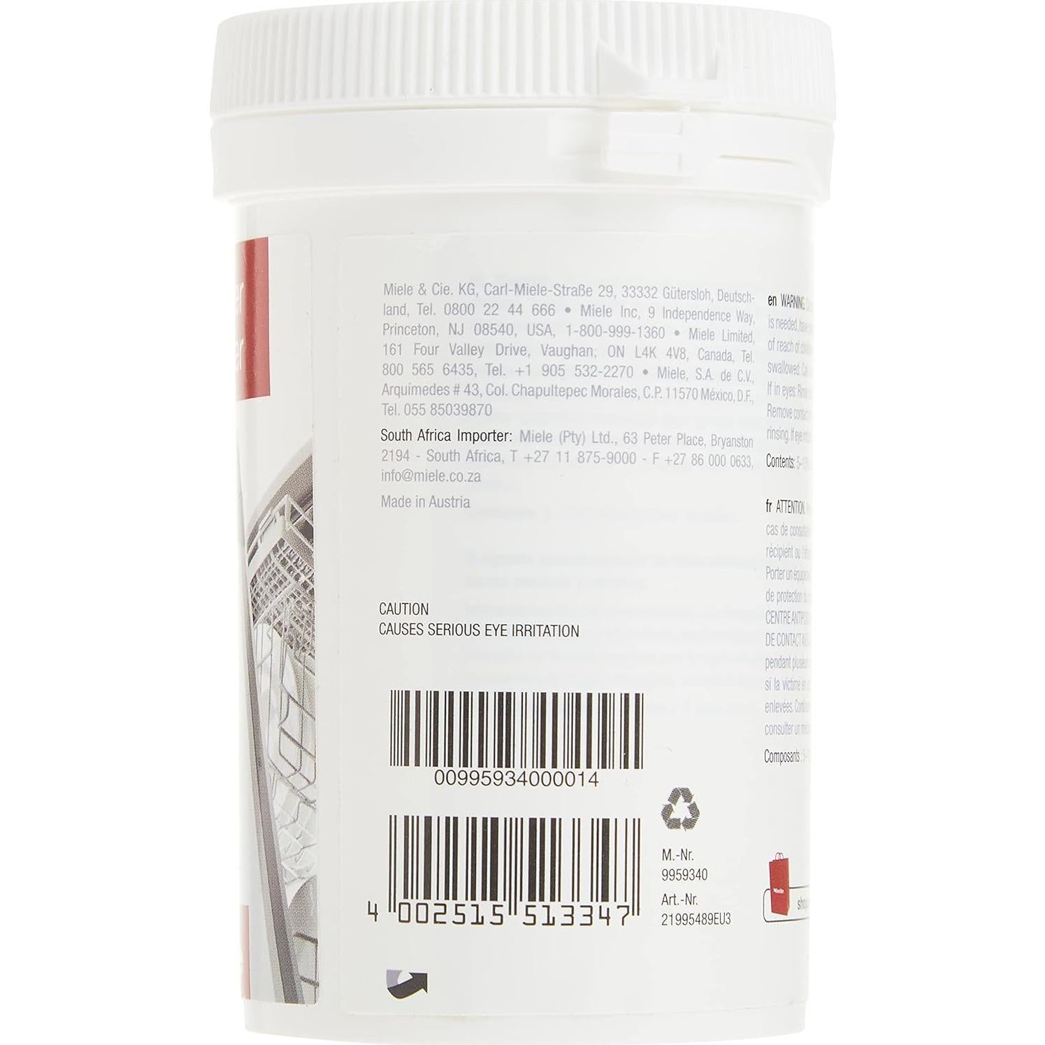 Limpiador de Lavavajillas Miele DishClean 159 g - Cuidado Óptimo