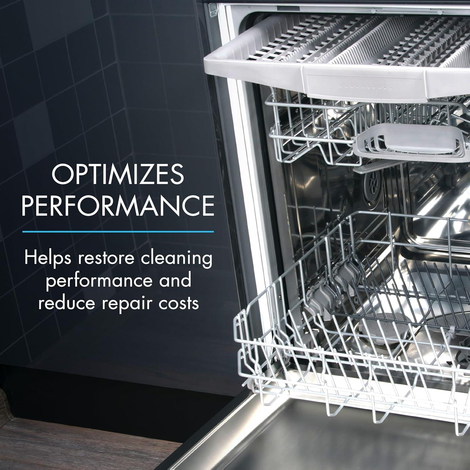 Limpiador de Lavavajillas Glisten 340 ml Pack de 3 - Elimina Cal y Grasa