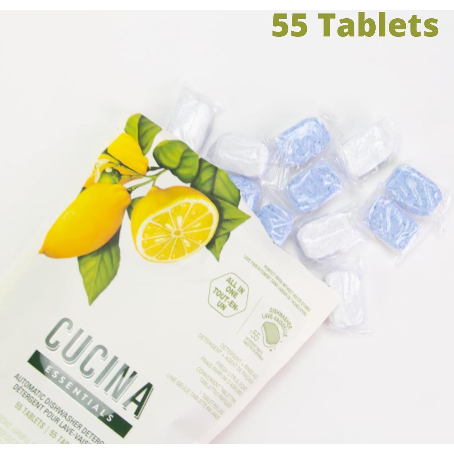 Cápsulas de Detergente para Lavavajillas Frutas y Pasión - 55 tabletas
