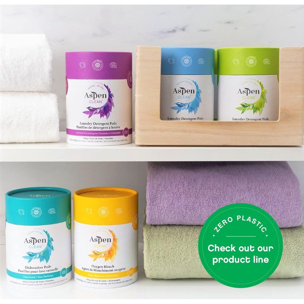 Bolsas para Lavavajillas AspenClean Ecológicas 28 Unidades