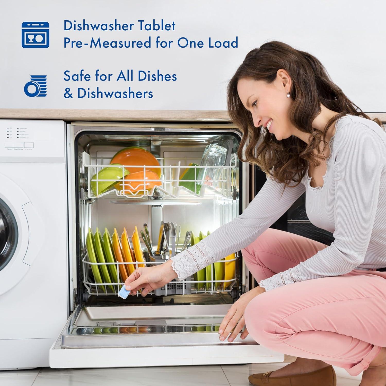 Tabletas de Lavavajillas Terra Breeze 200 Unidades Aroma Limón