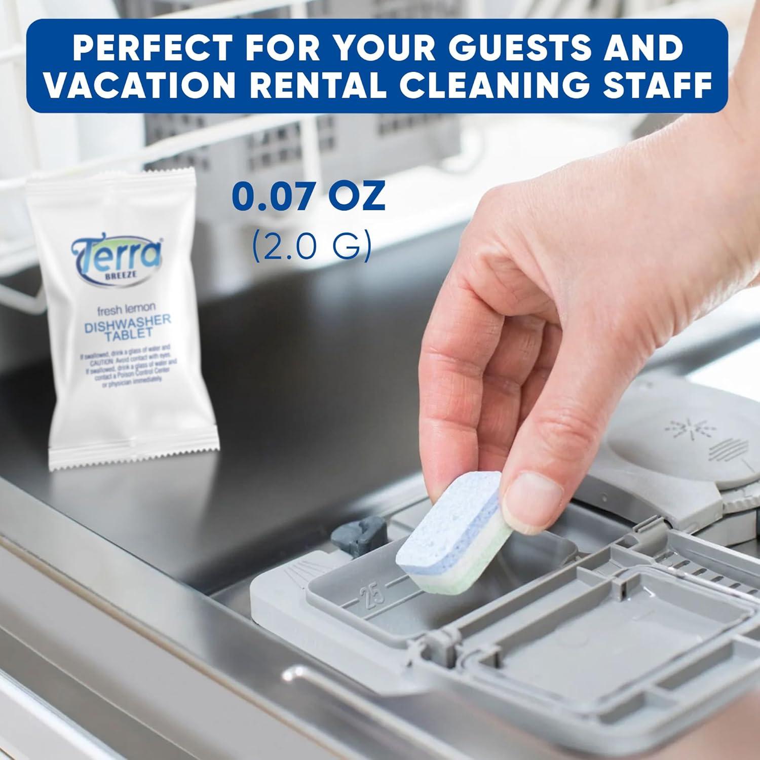 Tabletas de Lavavajillas Terra Breeze 200 Unidades Aroma Limón