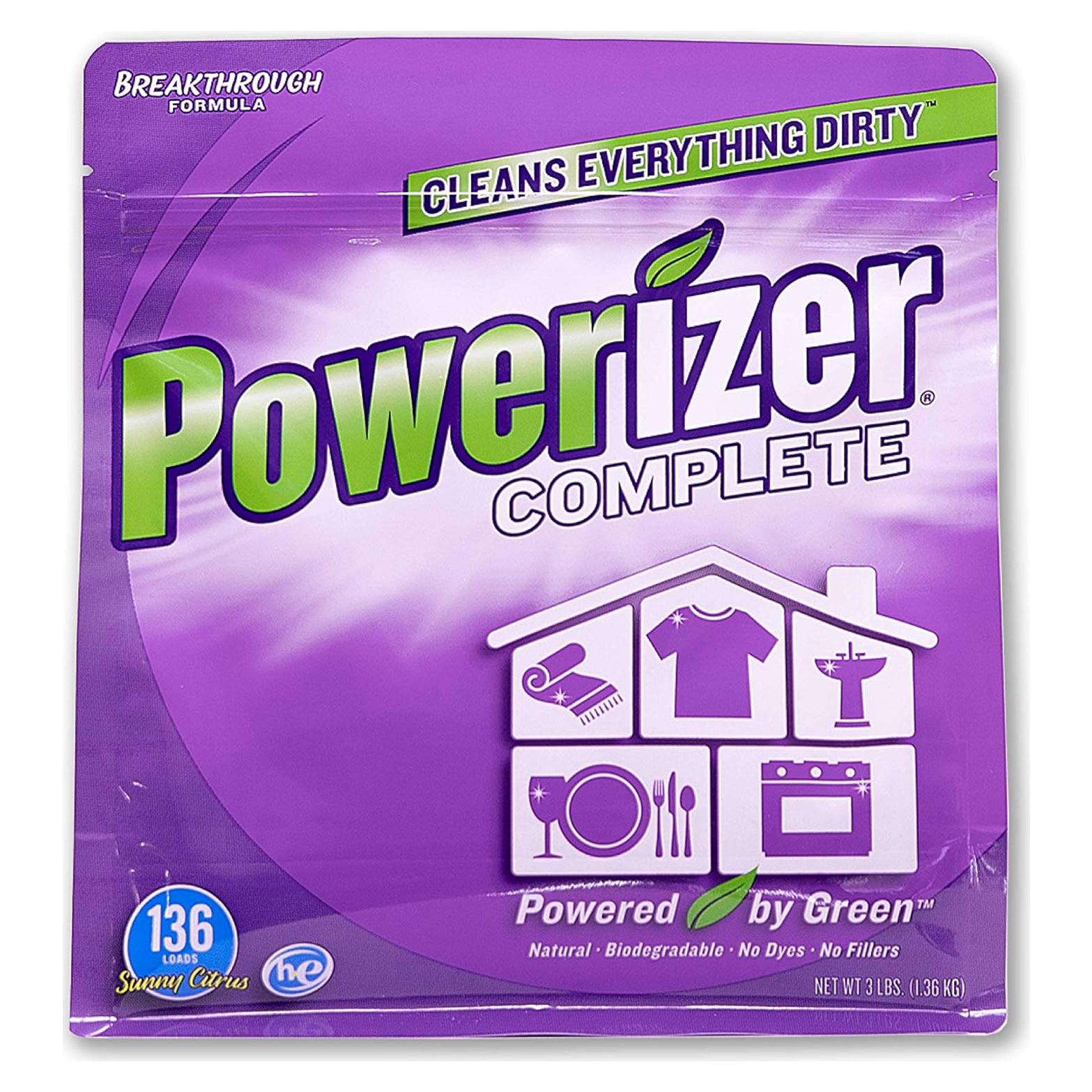 Detergente en Polvo Powerizer Completo 1.36 kg - 6 en 1