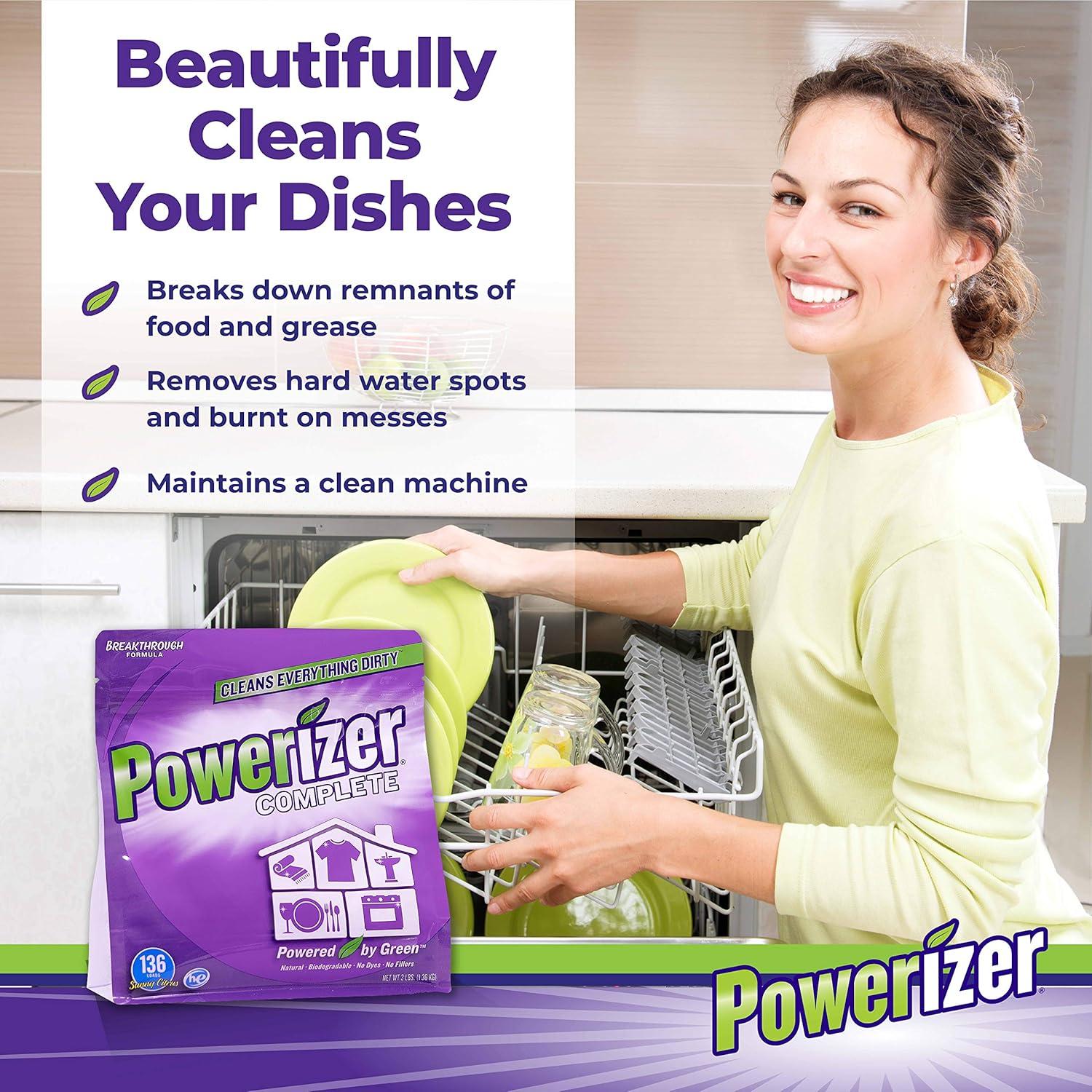 Detergente en Polvo Powerizer Completo 1.36 kg - 6 en 1