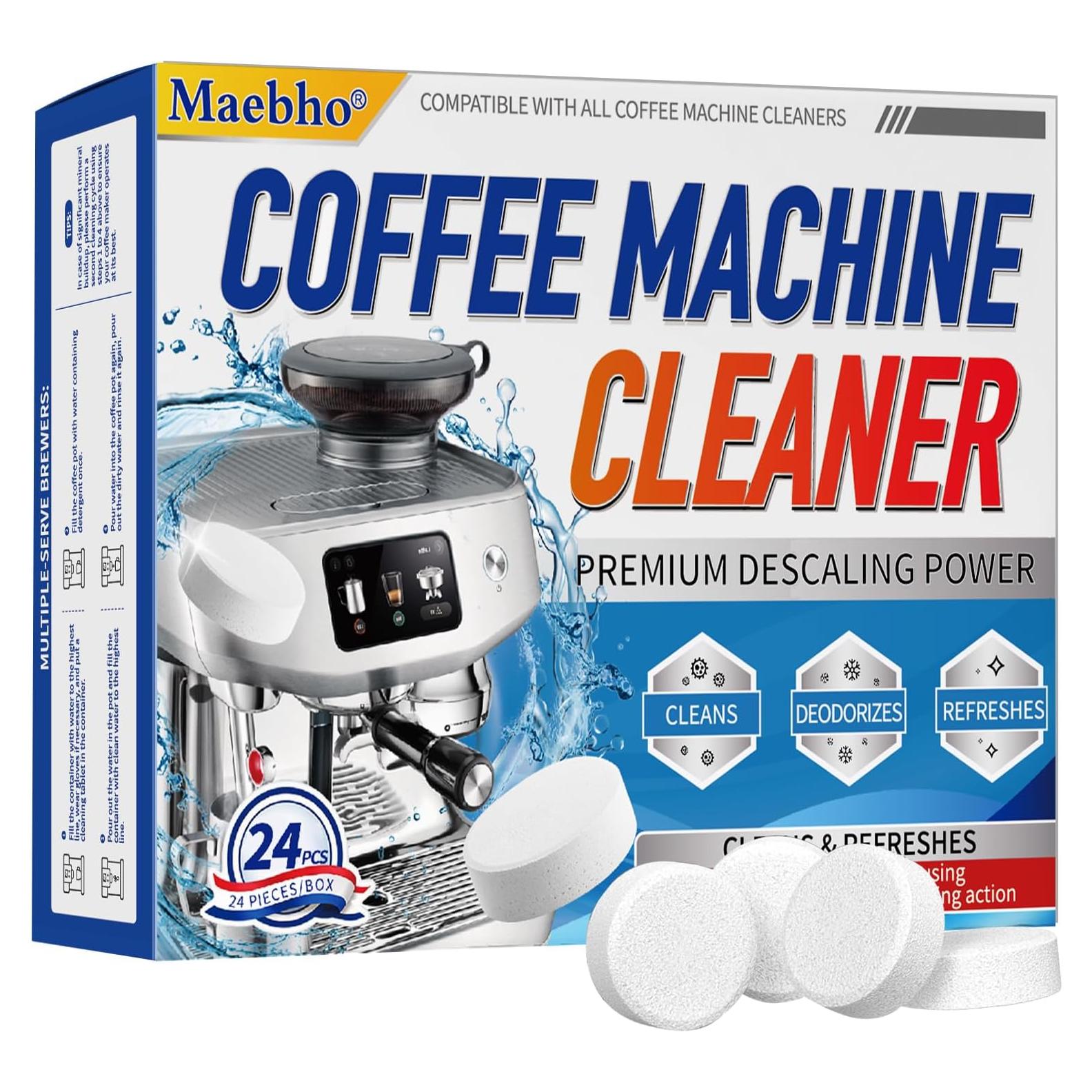 Tabletas Desincrustantes para Cafeteras Maebho - 24 Unidades