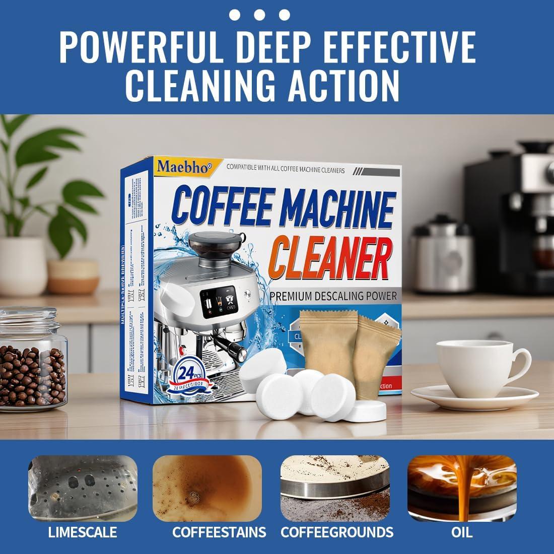 Tabletas Desincrustantes para Cafeteras Maebho - 24 Unidades