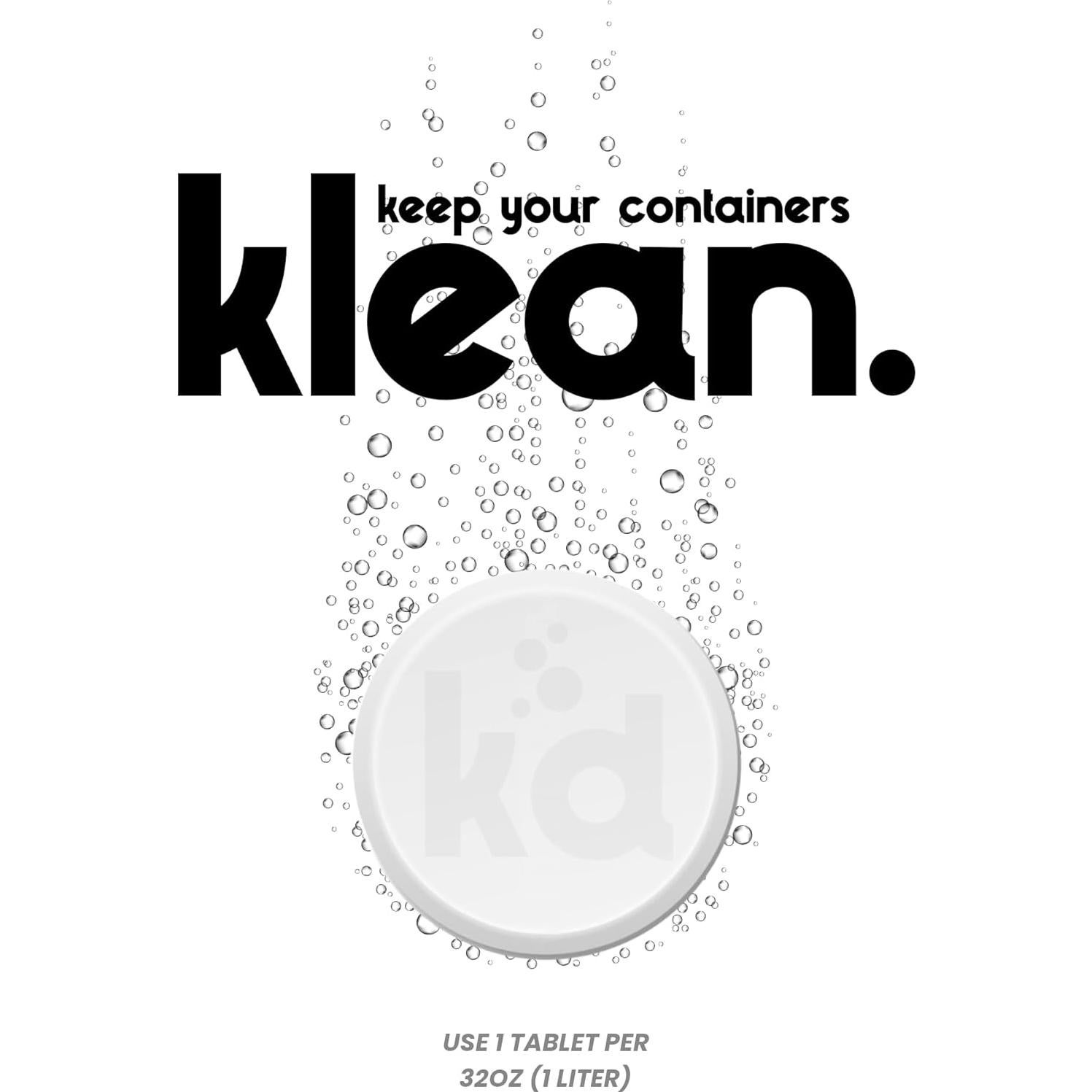 30 Tabletas de Limpieza Ecológicas KLEANDRINK - Sin Fregar