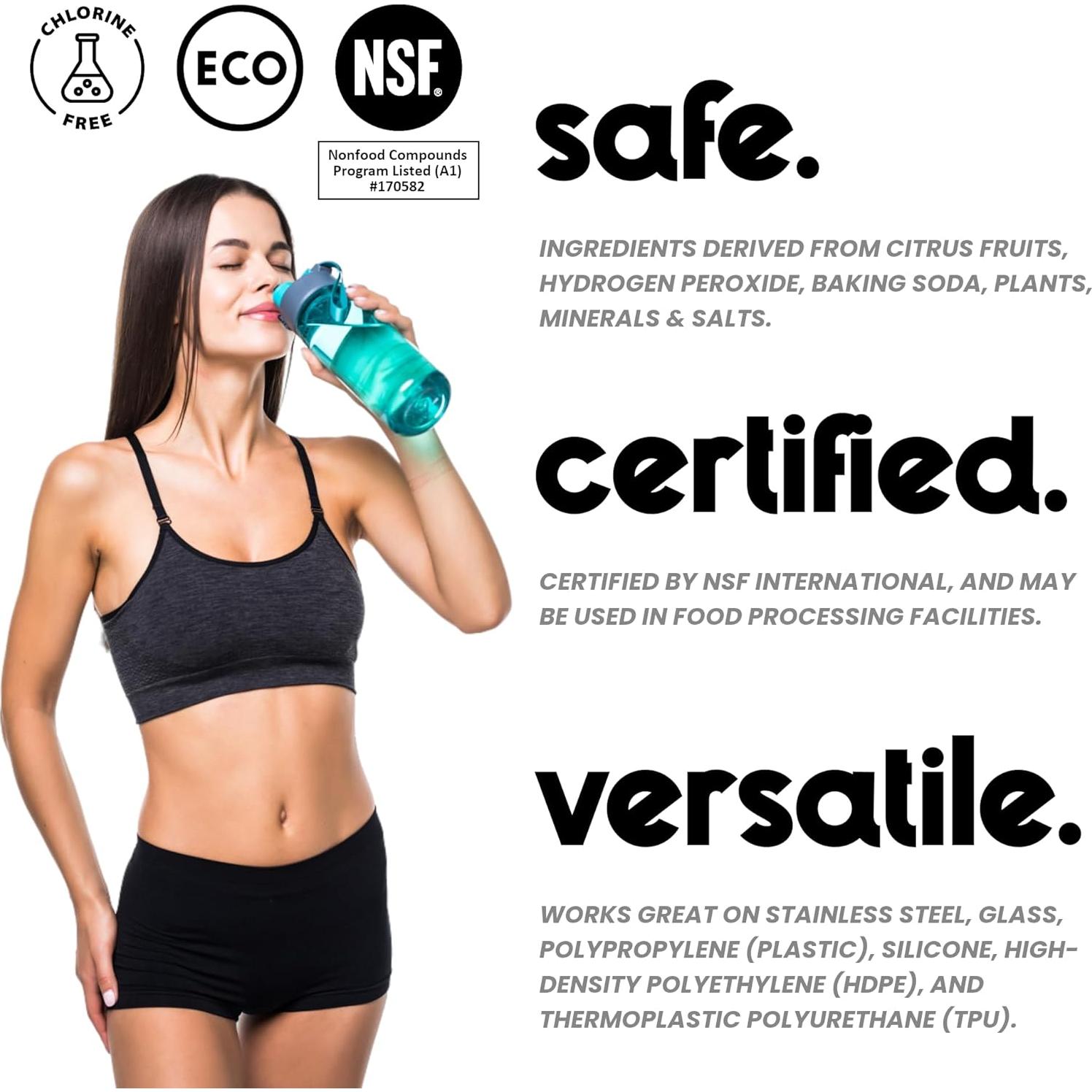 30 Tabletas de Limpieza Ecológicas KLEANDRINK - Sin Fregar