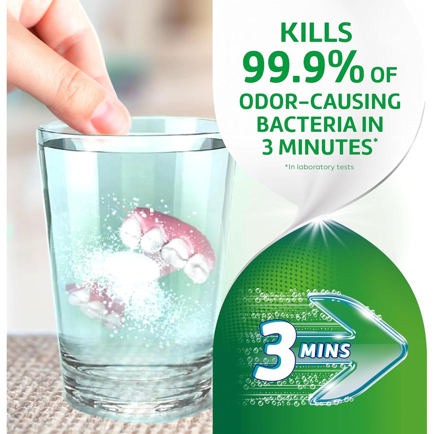 Tabletas Limpiadoras de Dentaduras Polident 3 Minutos - 252 Unidades