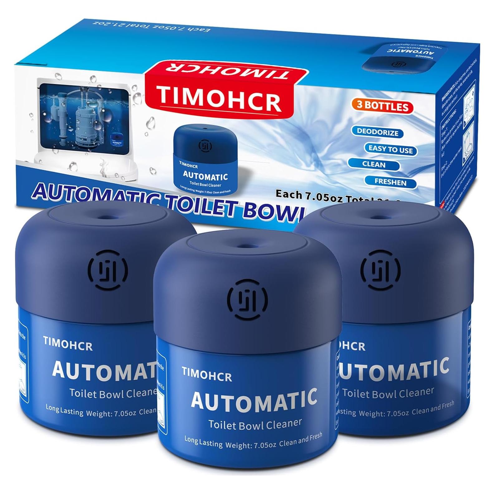 Limpiador de Inodoro TIMOHCR Aroma Limón - 3 Botellas Ecológicas