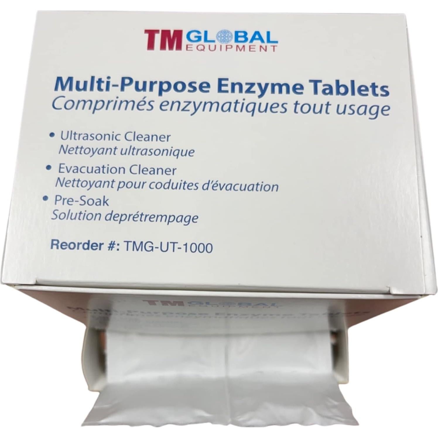 64 Tabletas Enzimáticas Limpiador Ultrasónico Biodegradable