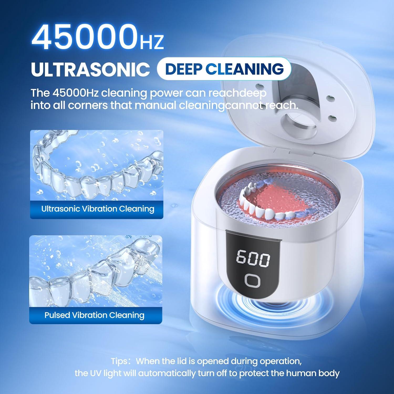 Limpiadora Ultrasonido Dental Moeila JX-536 Pro 200ml 4 Modos