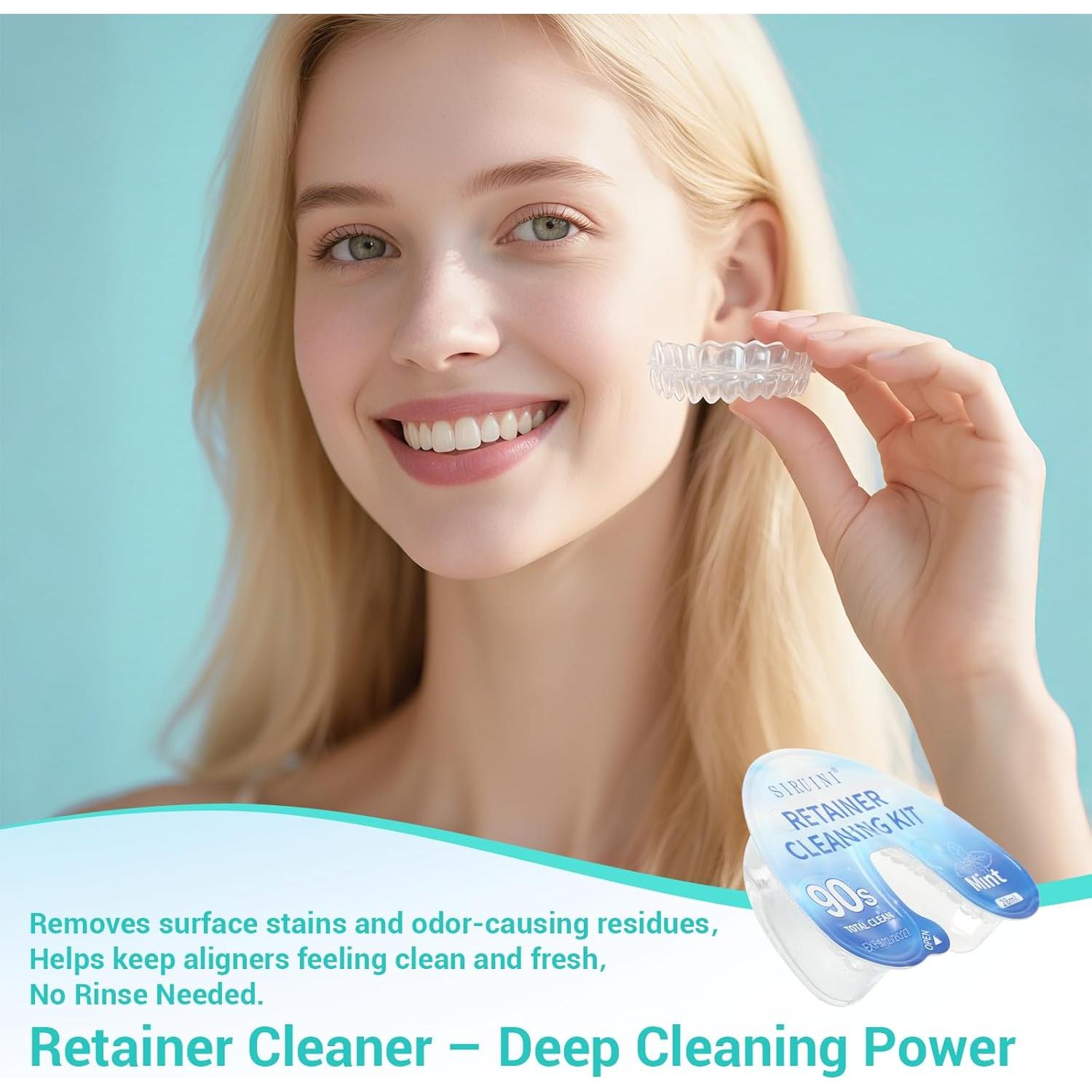 Limpiador de Retenedores YATAOQINGJIE 10 Pcs Menta 348g