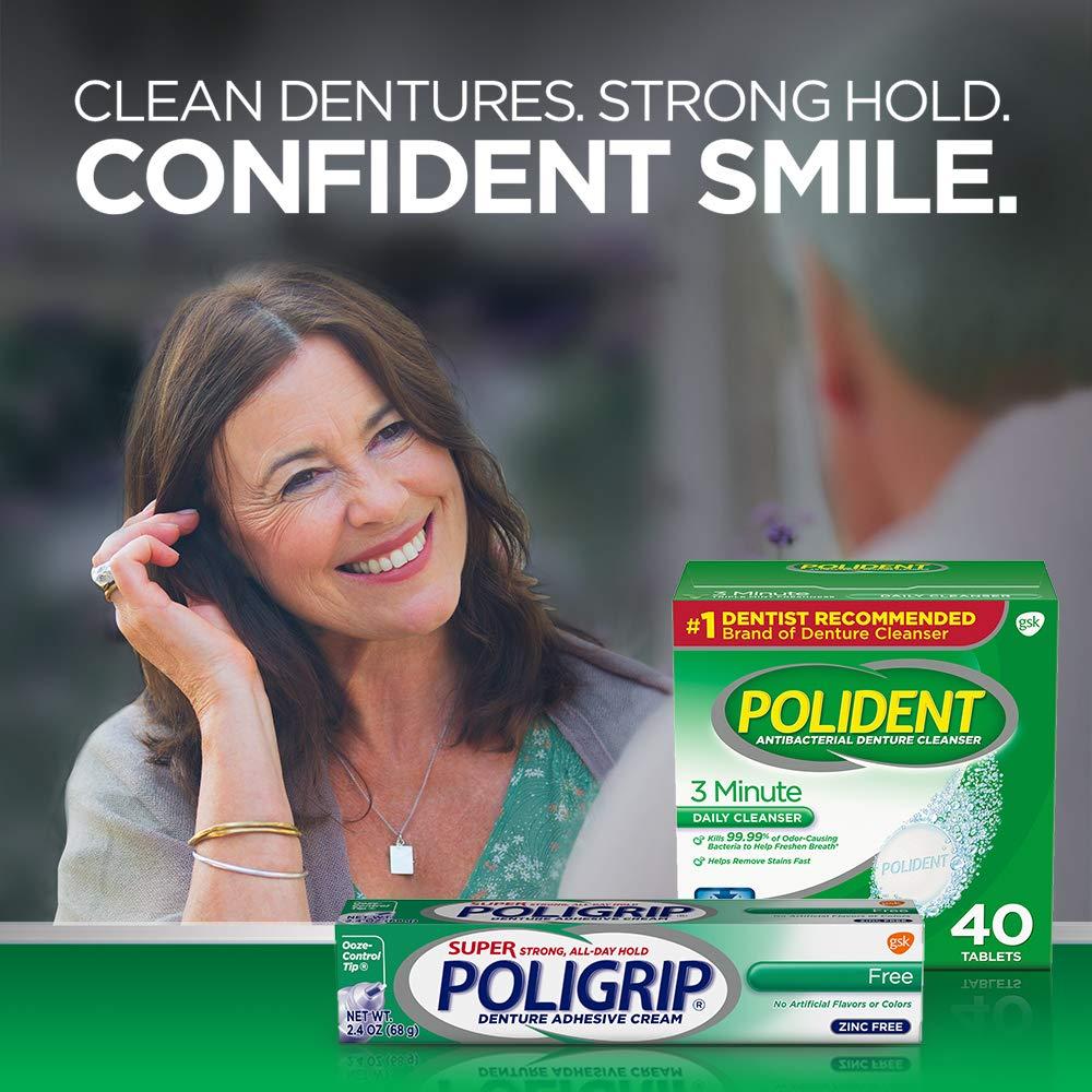 Polident Limpiador Antibacteriano de Dentaduras 120 Tabletas