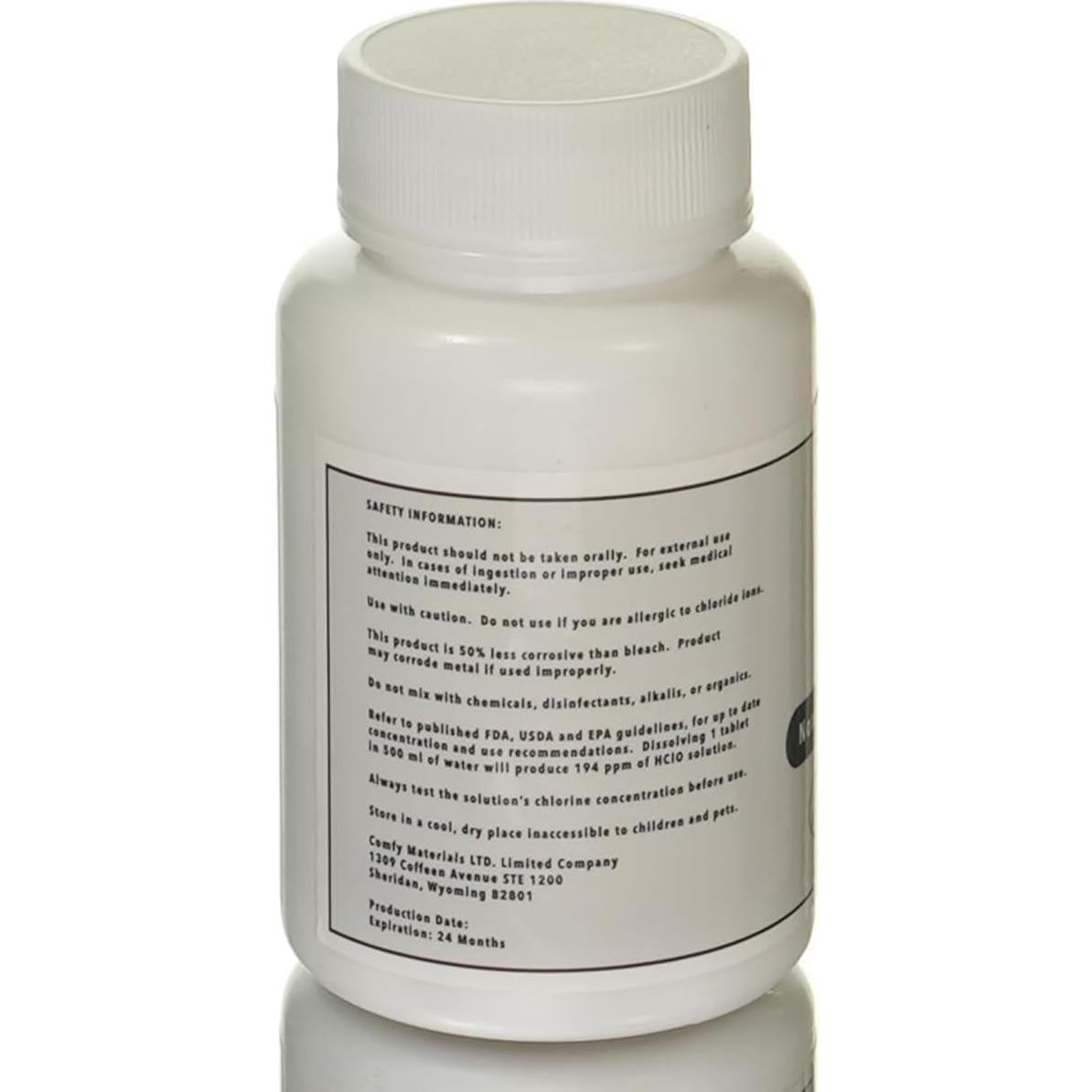 Tabletas Efervescentes de Ácido Hipocloroso Relief - 100 Tabletas