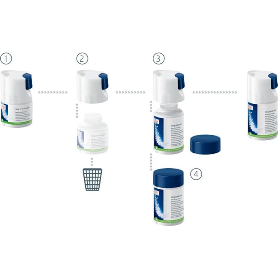 Limpiador de Sistema de Leche Jura Mini-Tabs 90g Sin Fosfatos