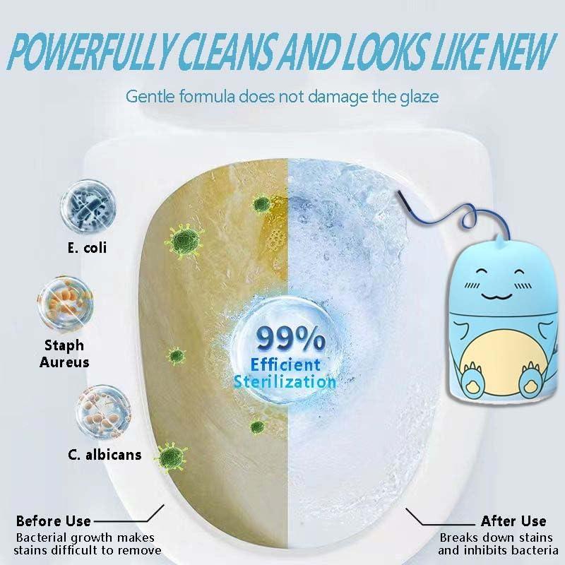 Limpiador de Inodoro Dinosaurio Krazy Clean Pro Azul 335g