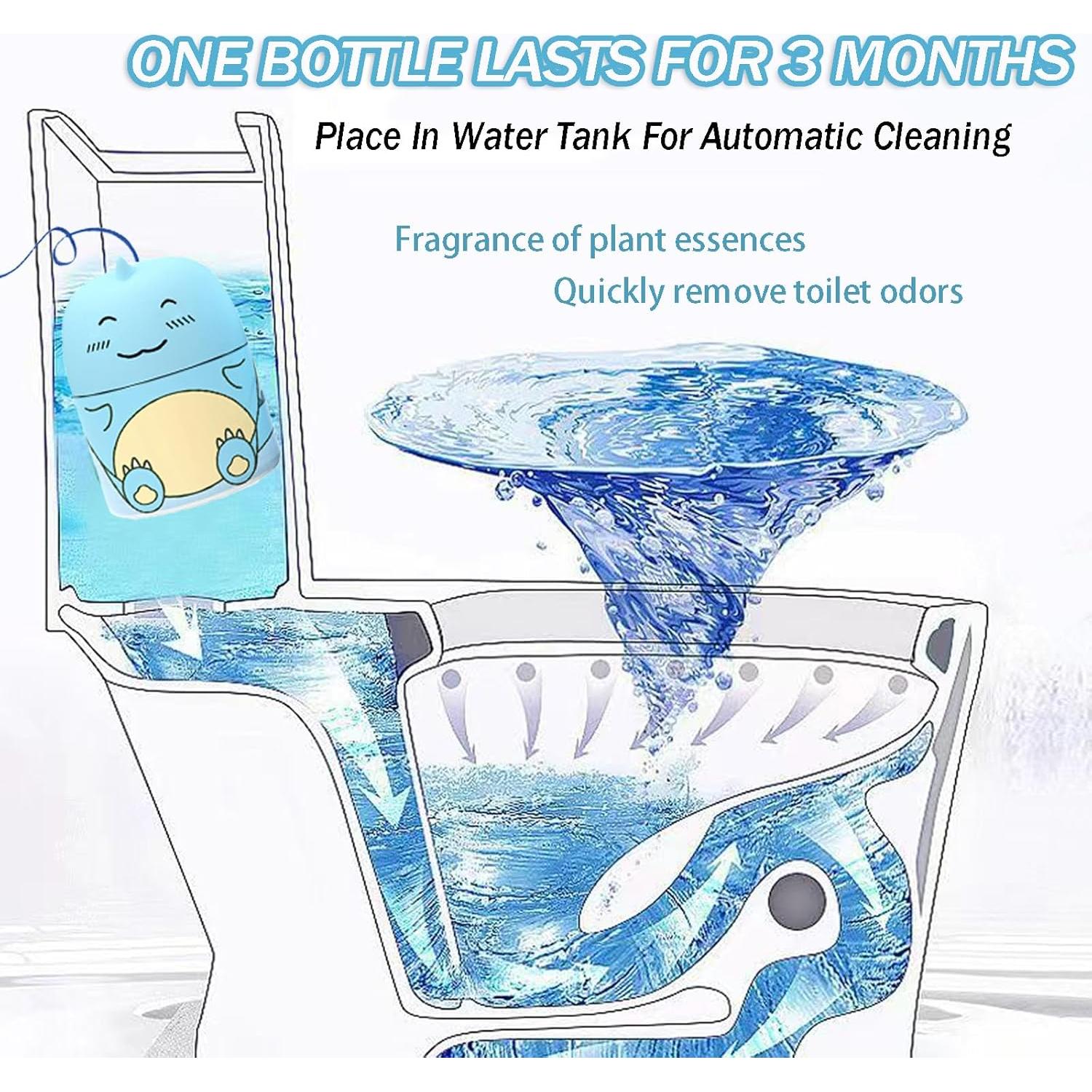 Limpiador de Inodoro Dinosaurio Krazy Clean Pro Azul 335g