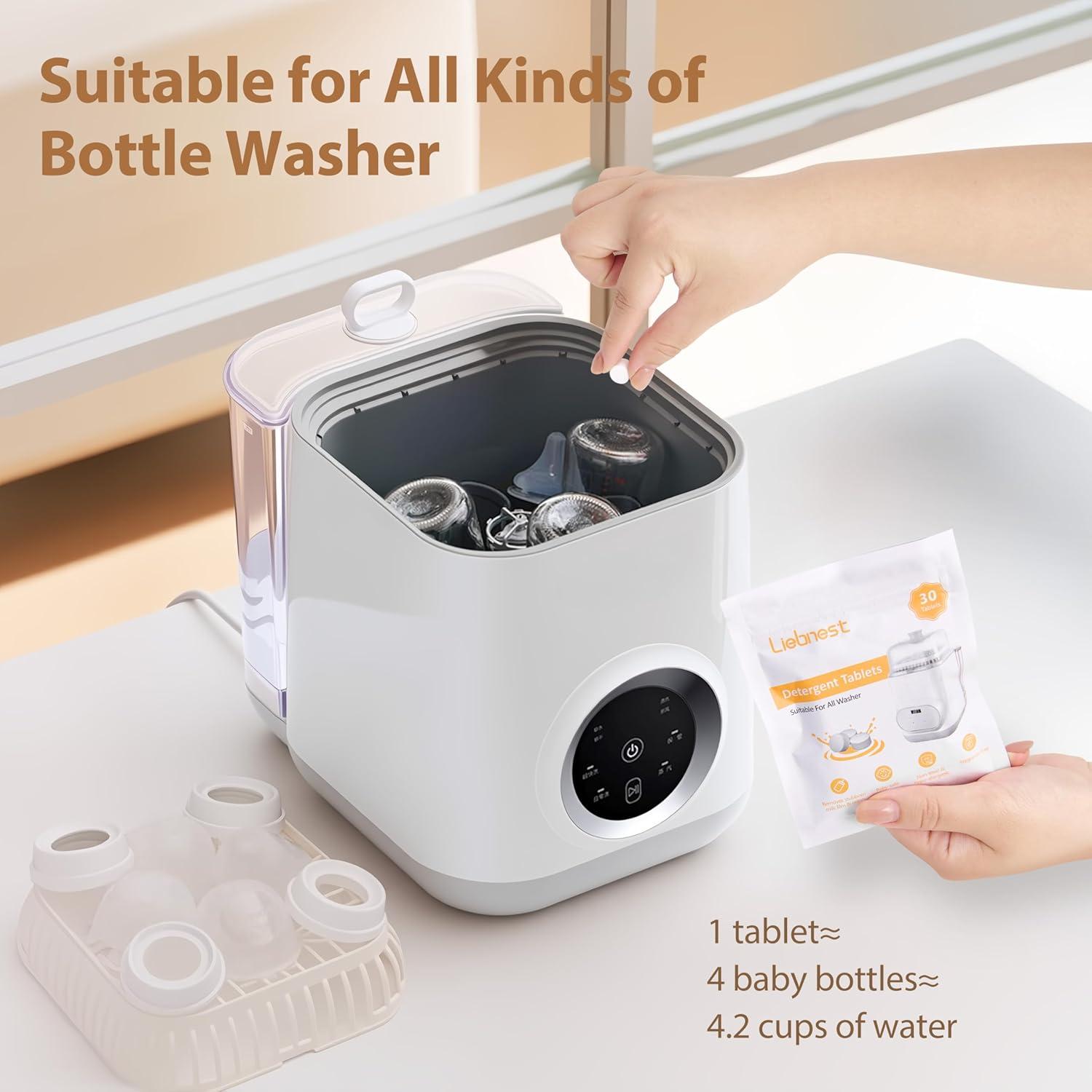 60 Tabletas Limpiadoras para Biberones Momcozy y Más