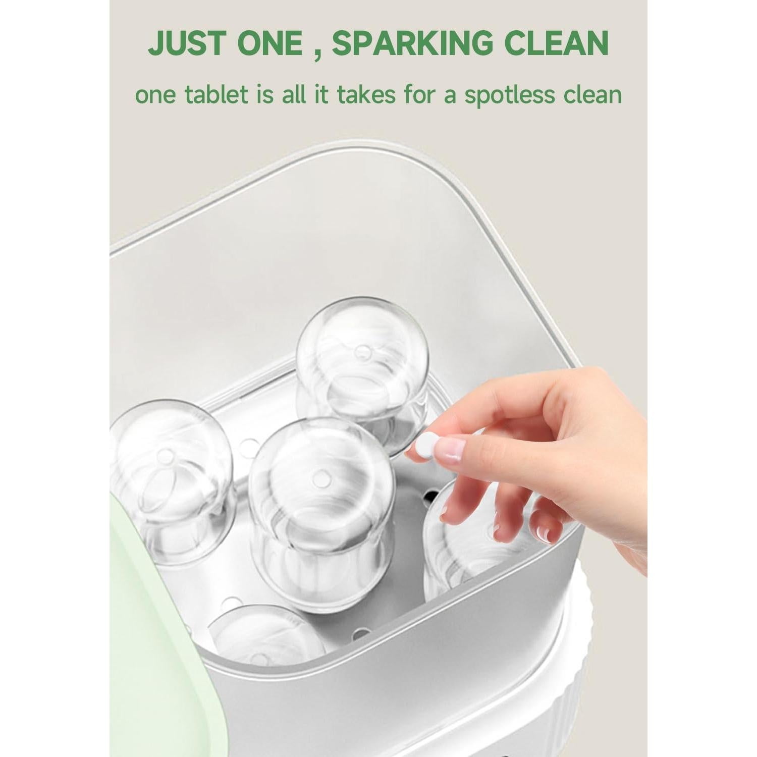 Tabletas detergente Shinyclean para botellas 120 unidades