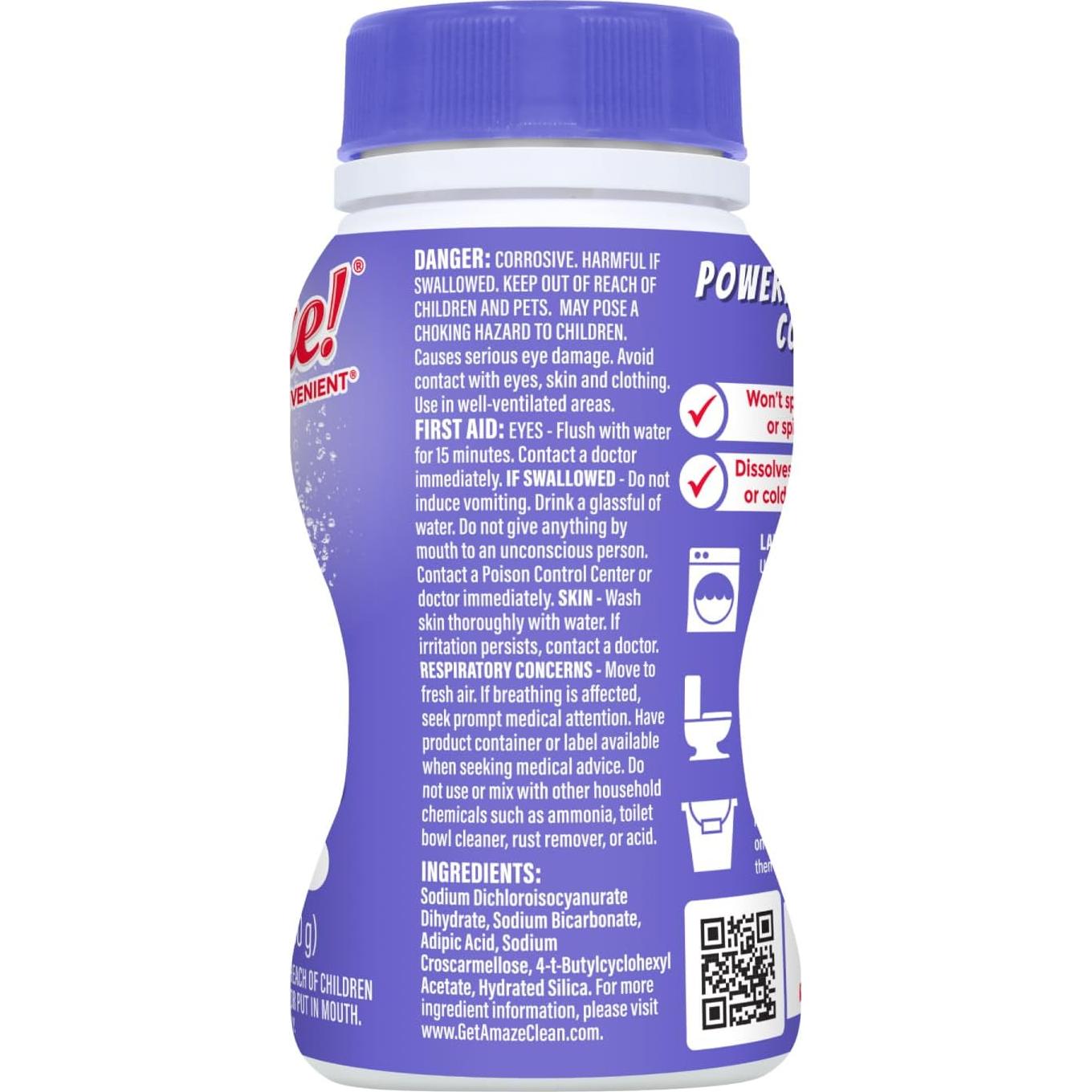 Tabletas de Blanqueador Ultra Concentradas AMAZE - 6 Botellas - Aroma Lavanda