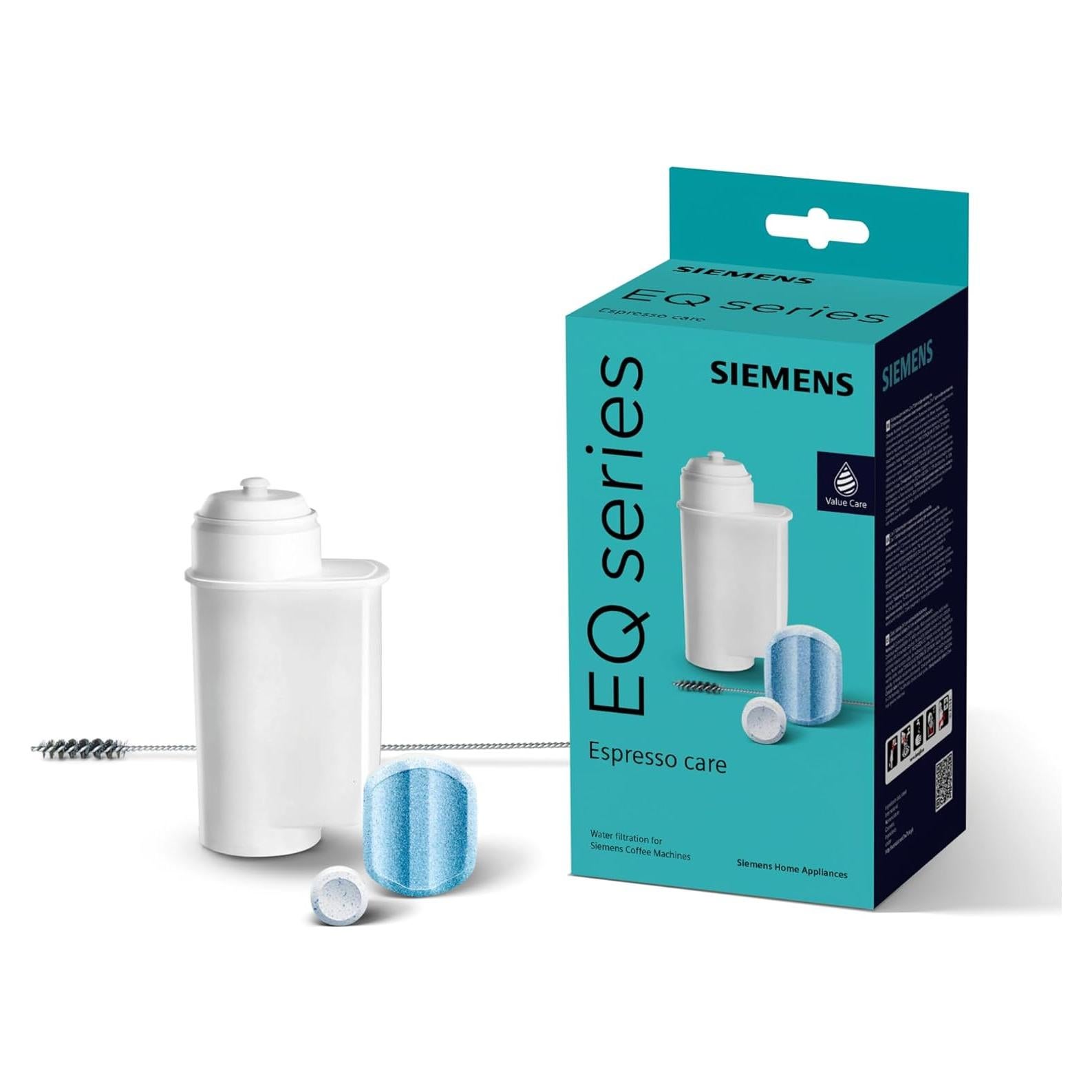 Set de Cuidado para Cafetera Siemens TZ80004A - Filtro y Tabletas