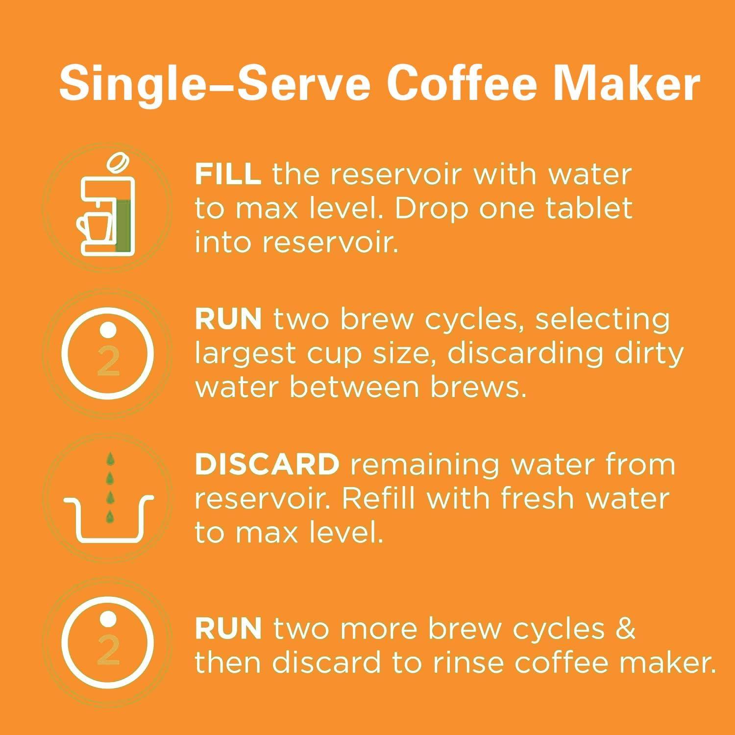 Limpiador de Cafeteras Purzy - Tabletas Desincrustantes 24 Unidades