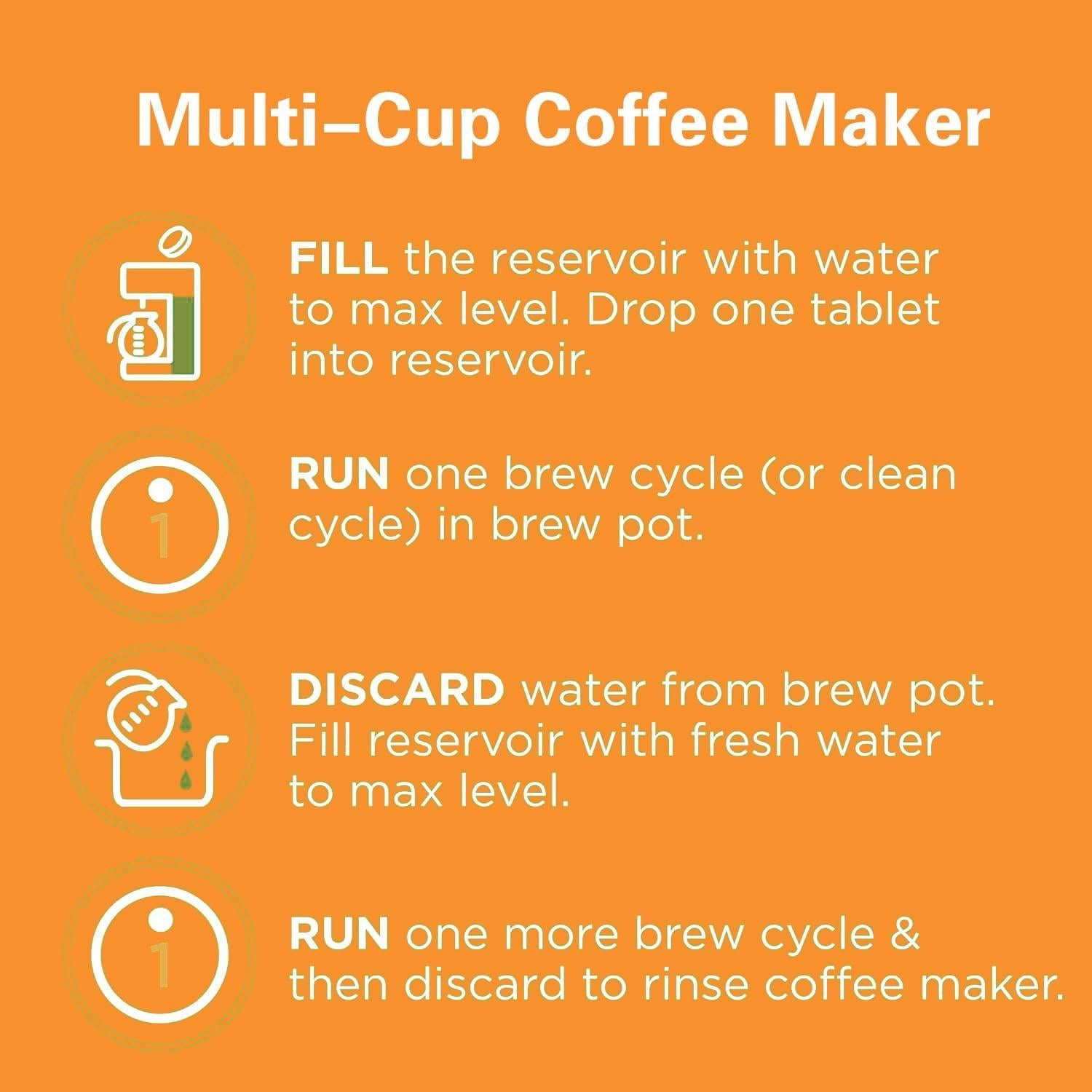 Limpiador de Cafeteras Purzy - Tabletas Desincrustantes 24 Unidades