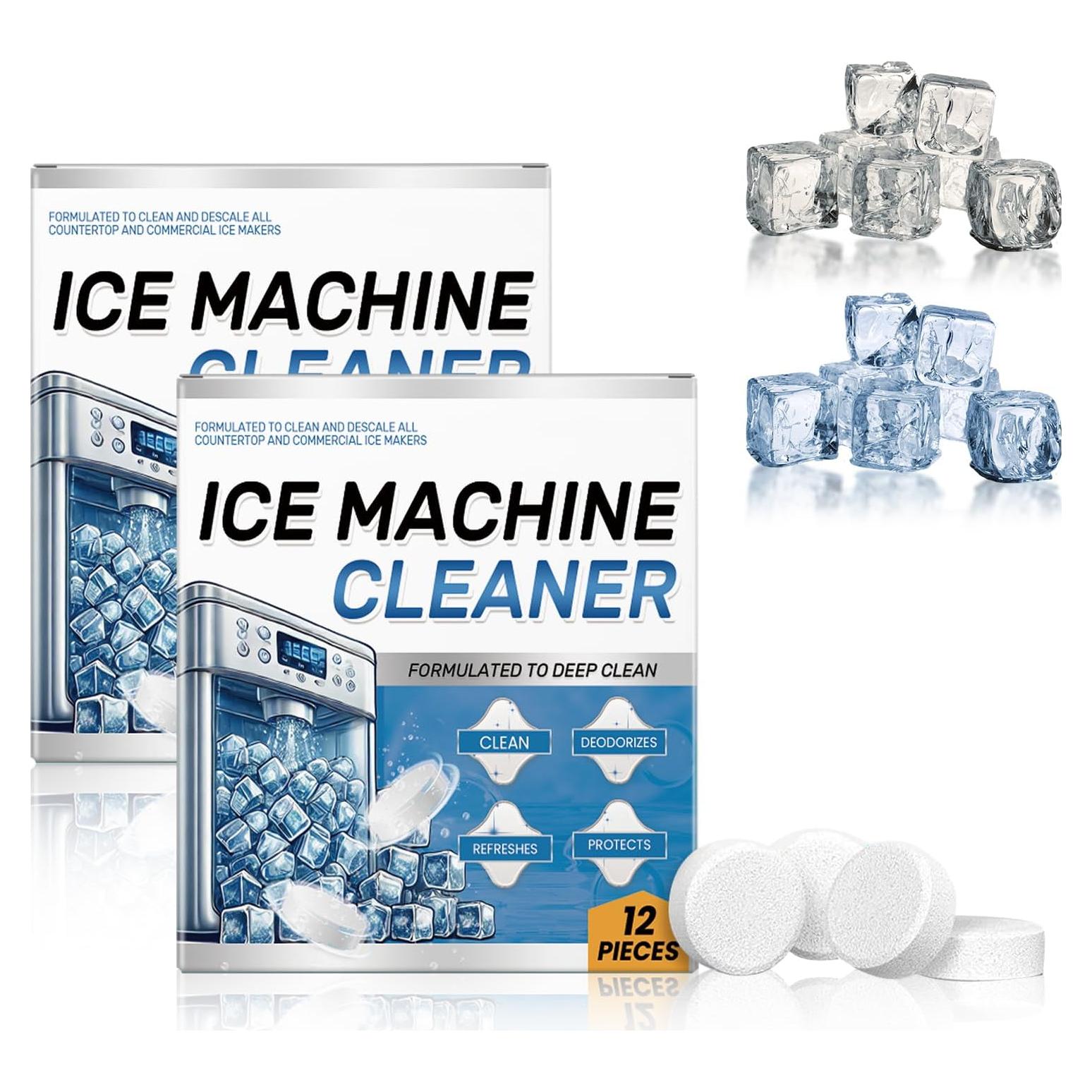 Limpiador de Máquina de Hielo FAIRLONG - 24 Tabletas Desincrustantes