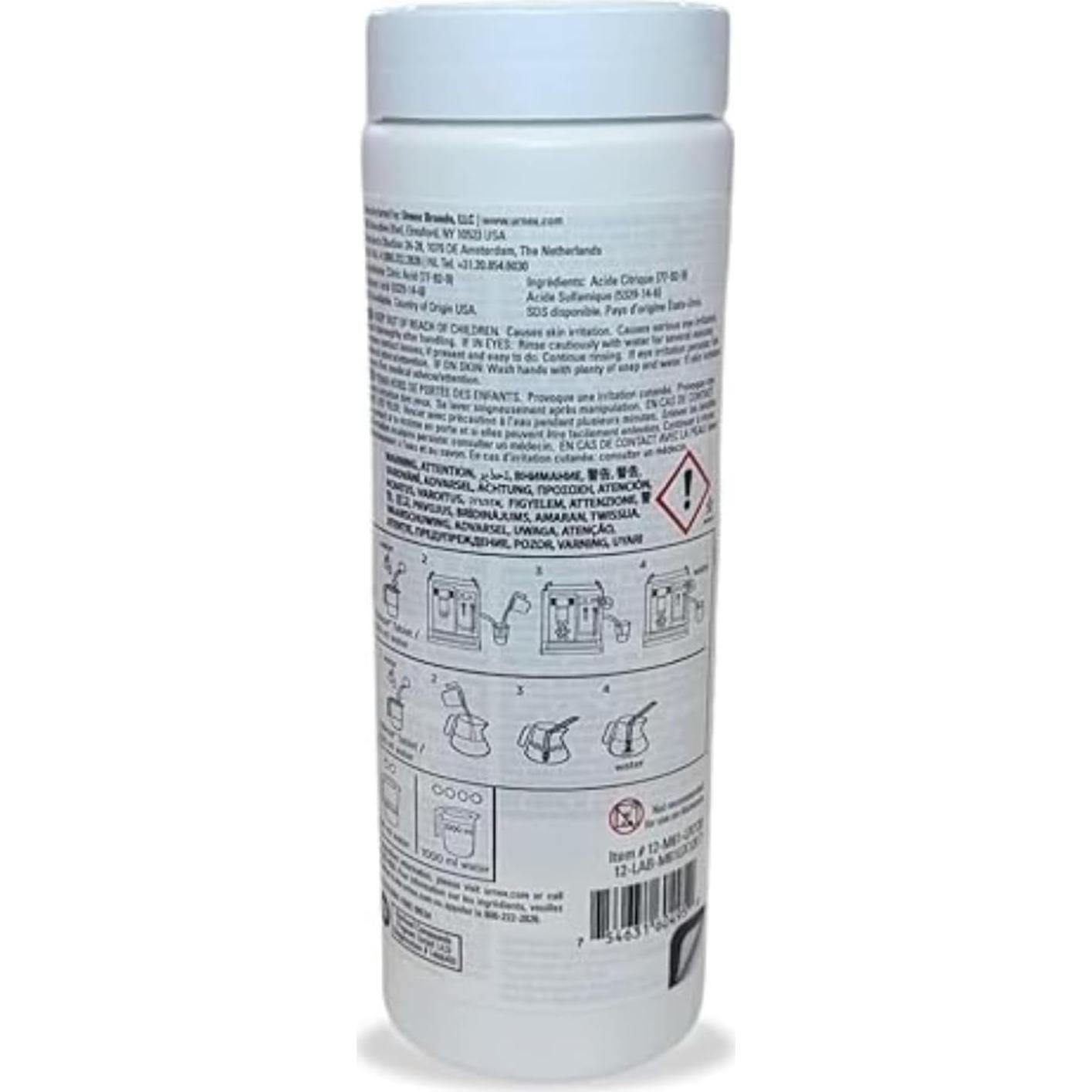 Tabletas de limpieza de leche Urnex Rinza URN3301 408g