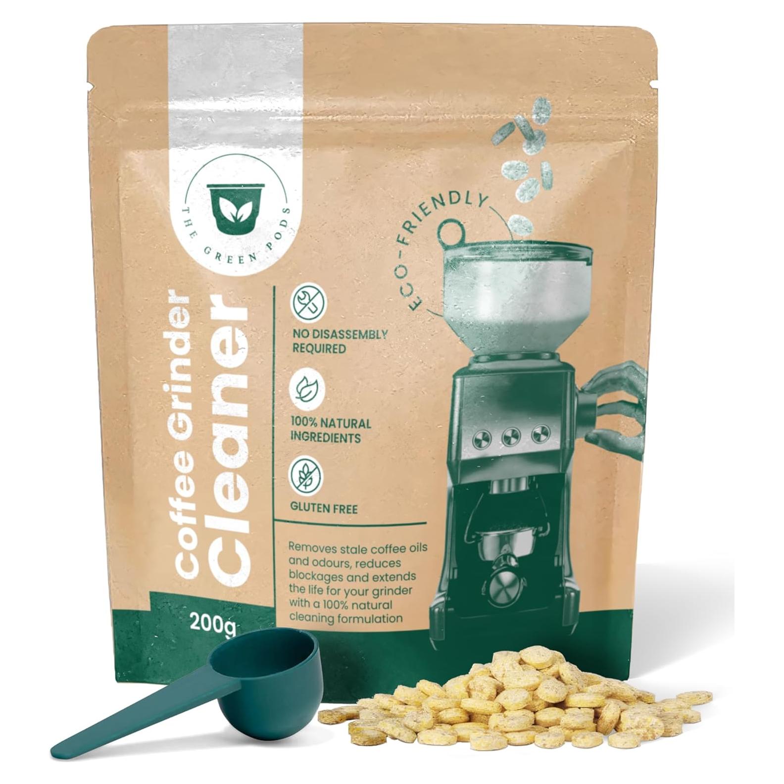 Limpiador de Molinillos de Café The Green Pods 200g Natural