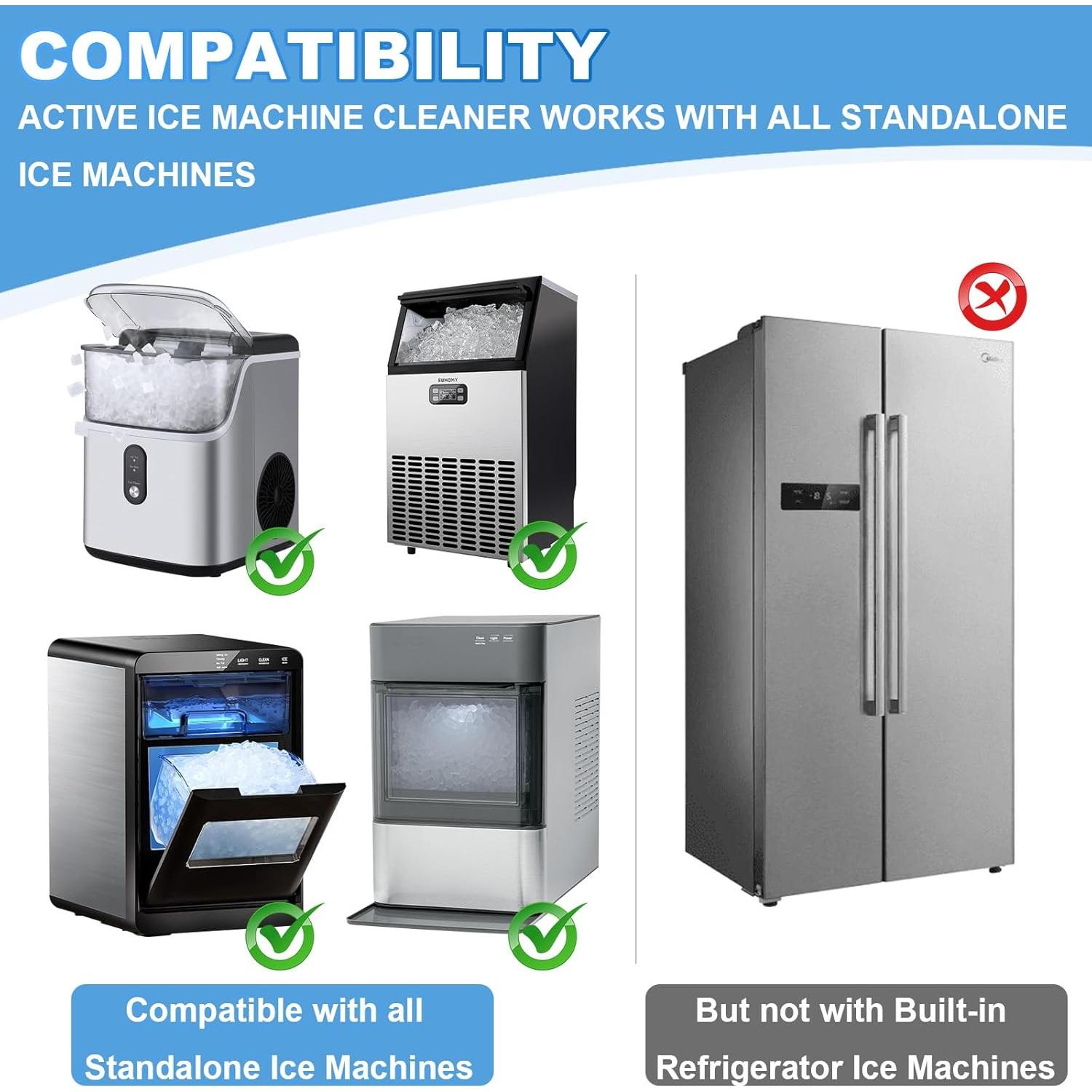 Tabletas Desincrustantes para Máquinas de Hielo - 36 Unidades