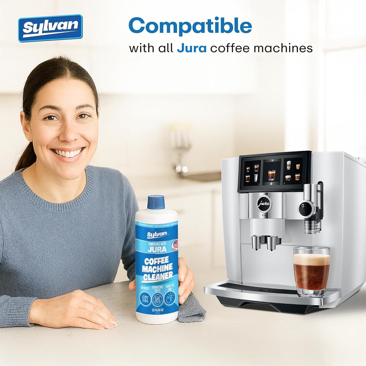 Descalcificador para Cafeteras Jura 32 Oz | Incluye Paño de Limpieza