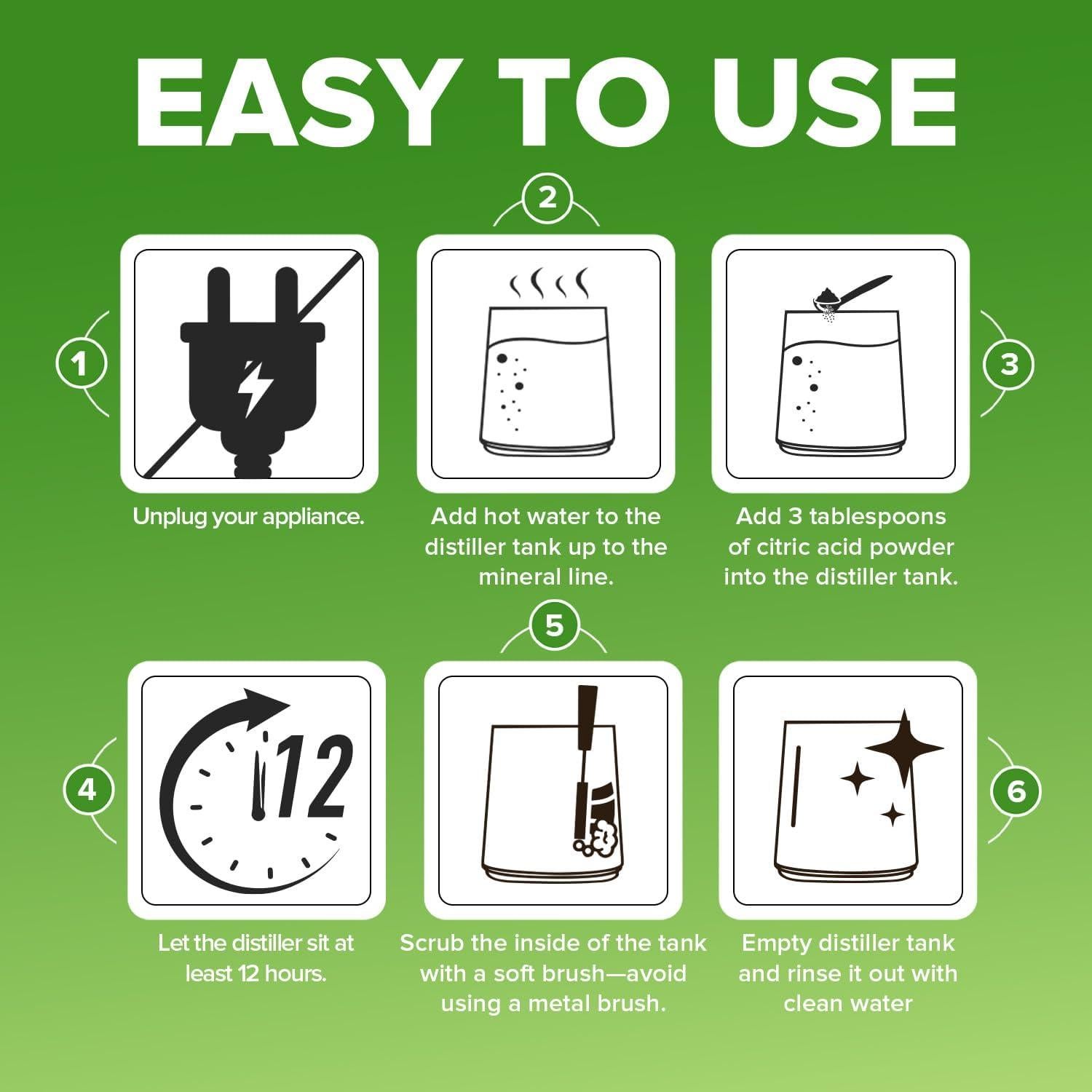 Ácido Cítrico Desincrustante Renuv 2LB - Limpieza Ecológica