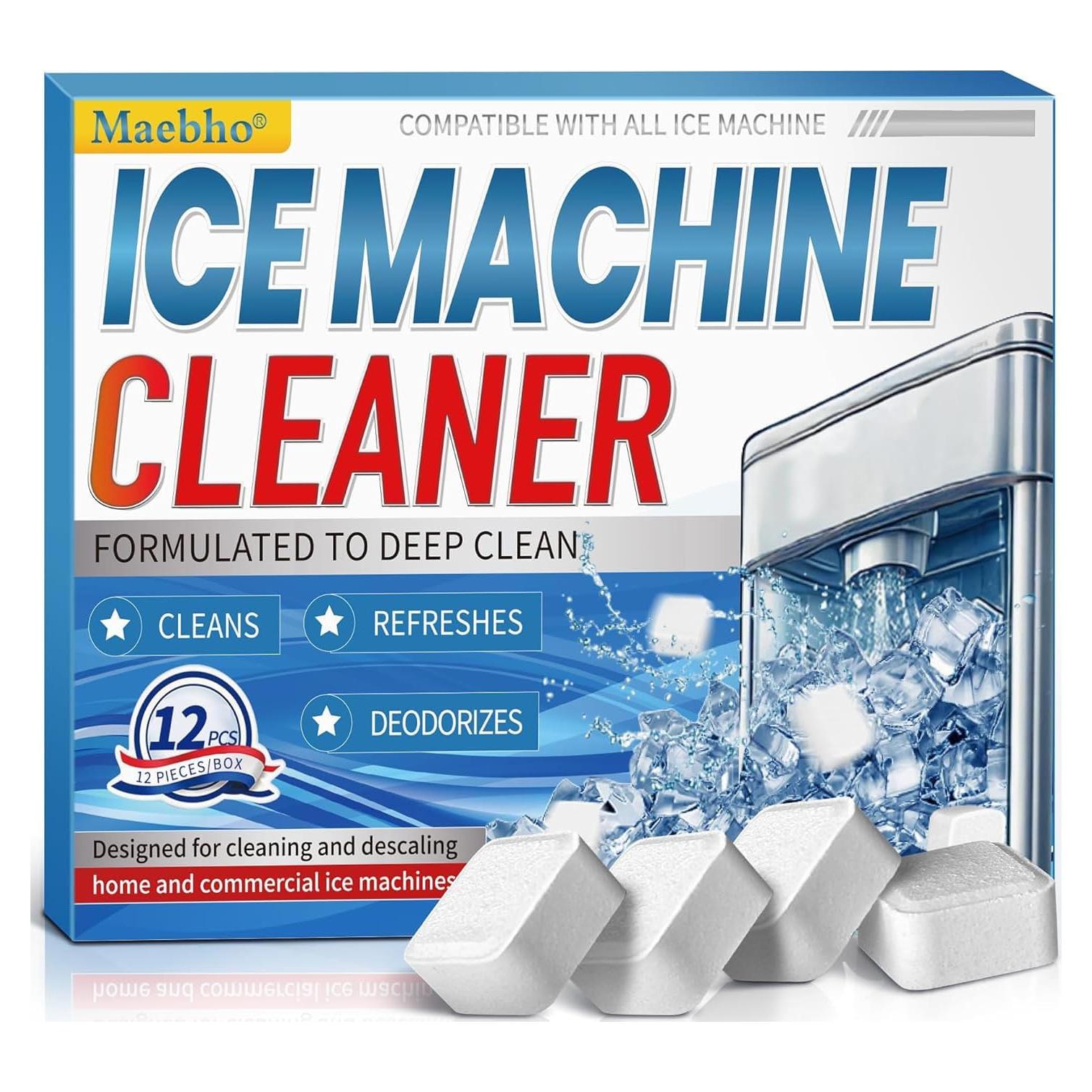 Limpiador Desincrustante para Máquina de Hielo Maebho - 12 Tabletas