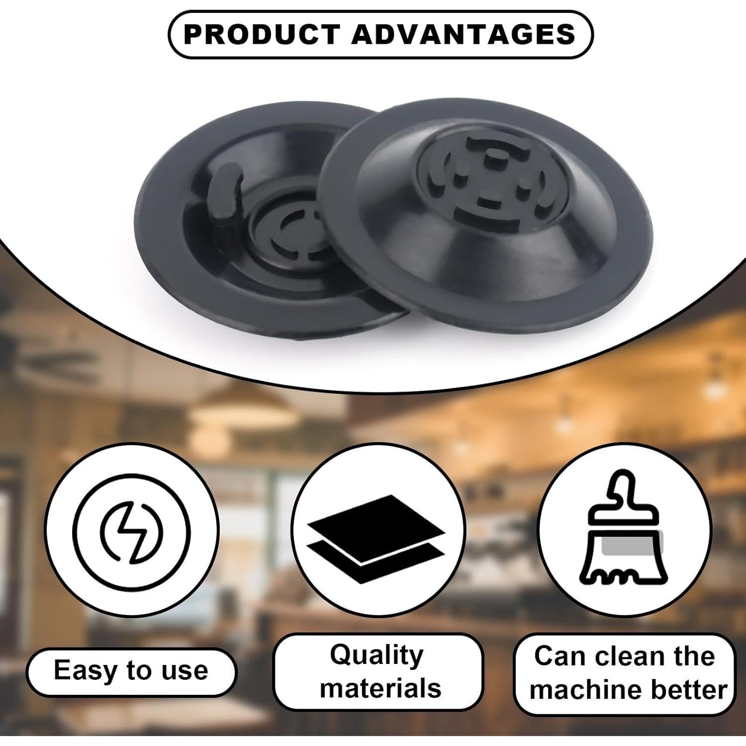 Disco de Limpieza para Espresso BOXOB 54mm - 2 Piezas Silicona