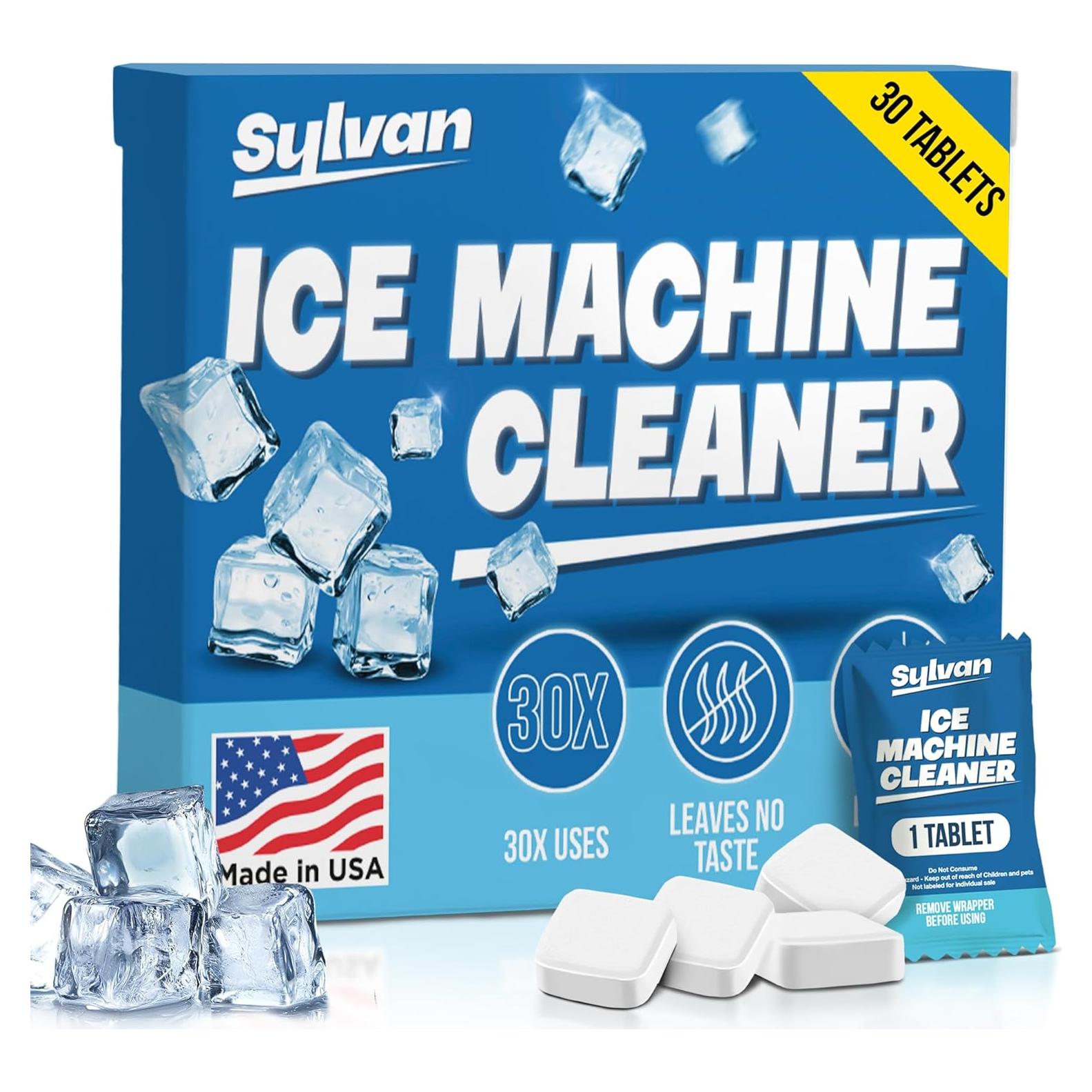 Tabletas Limpiadoras Sylvan para Máquinas de Hielo | 30 Unidades