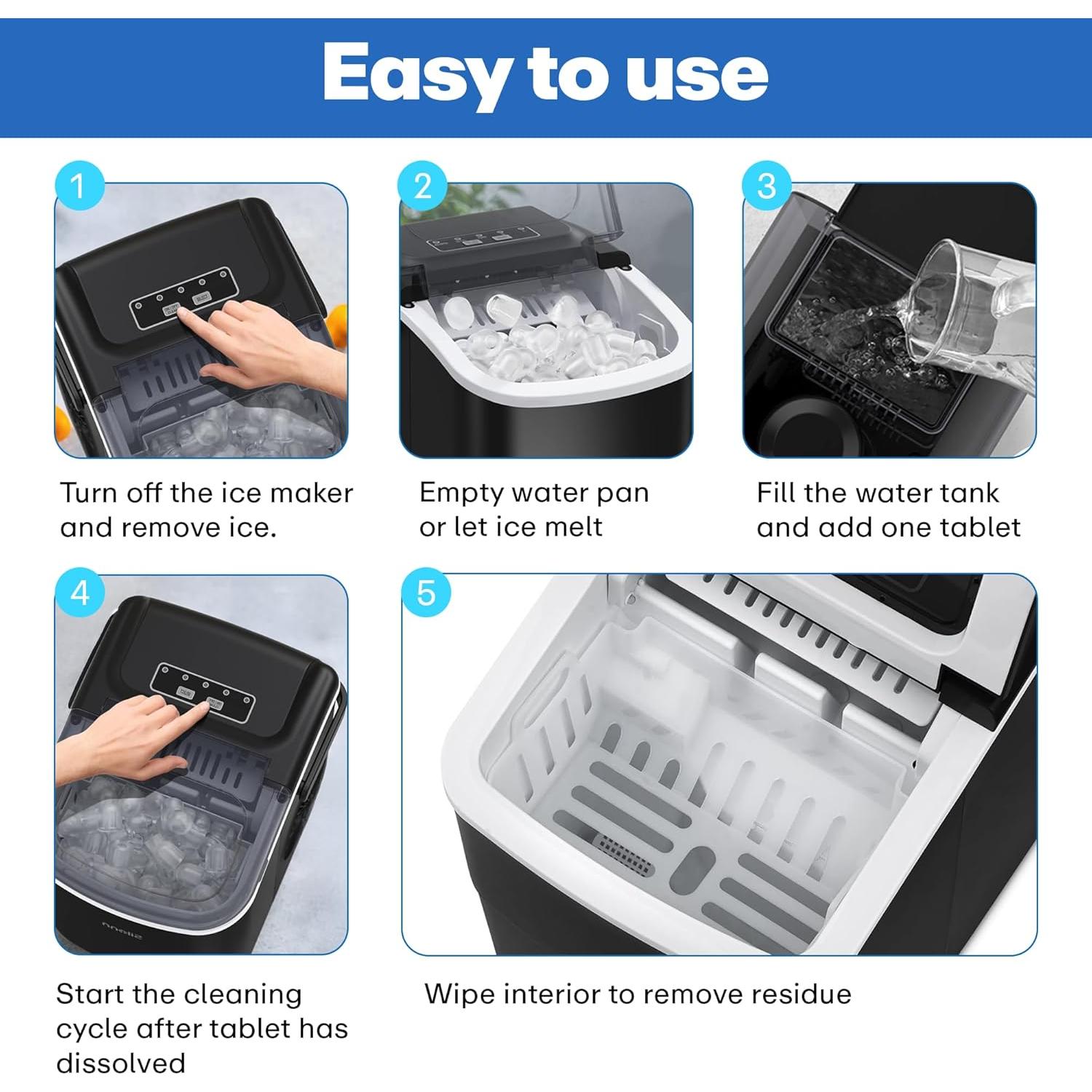 Tabletas Limpiadoras Sylvan para Máquinas de Hielo | 30 Unidades