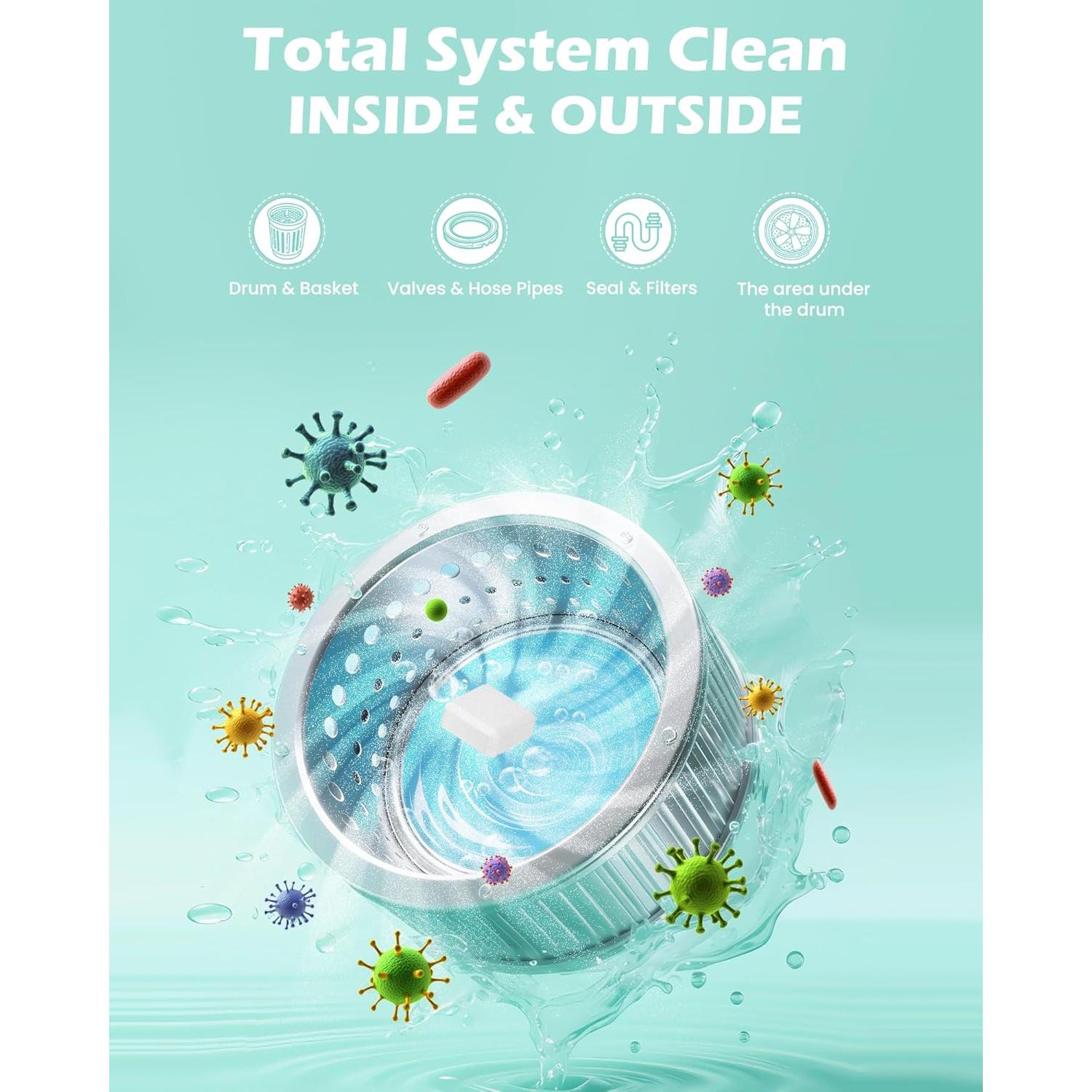 Tabletas Limpiadoras de Lavadora Mamouris 24 Unidades 11G