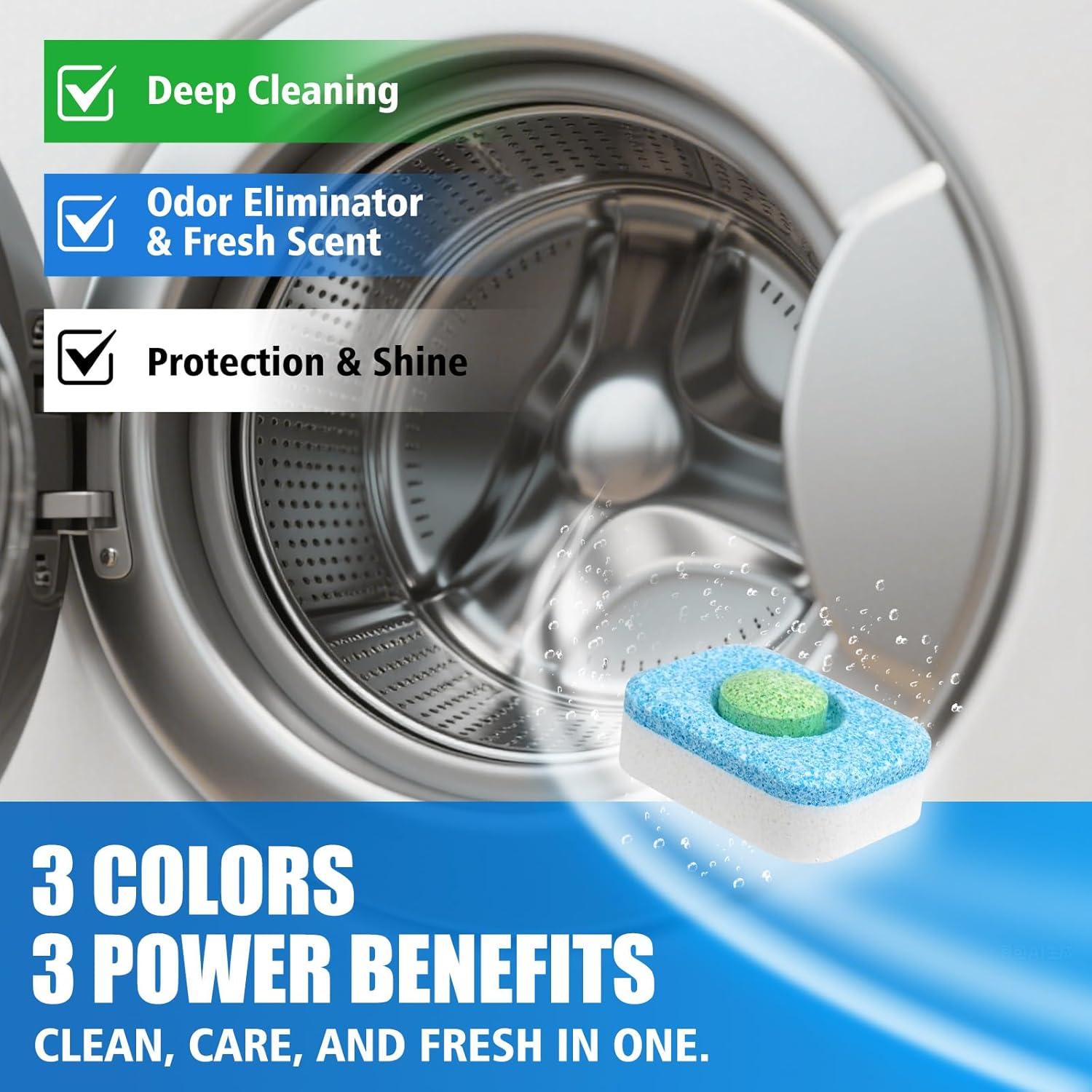 Tabletas Limpiadoras para Lavadoras - 32 Tabletas Ecológicas