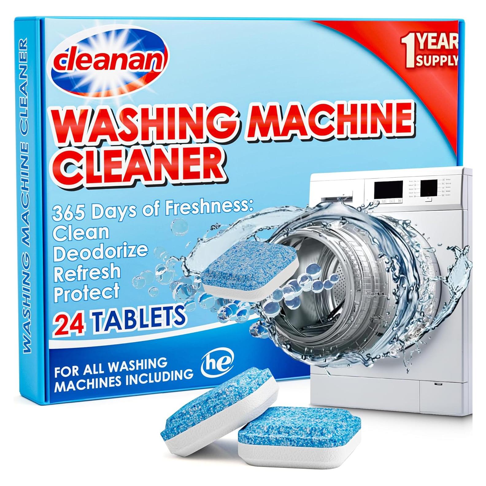Tabletas Limpiadoras de Lavadora Ecológicas - 24 Unidades